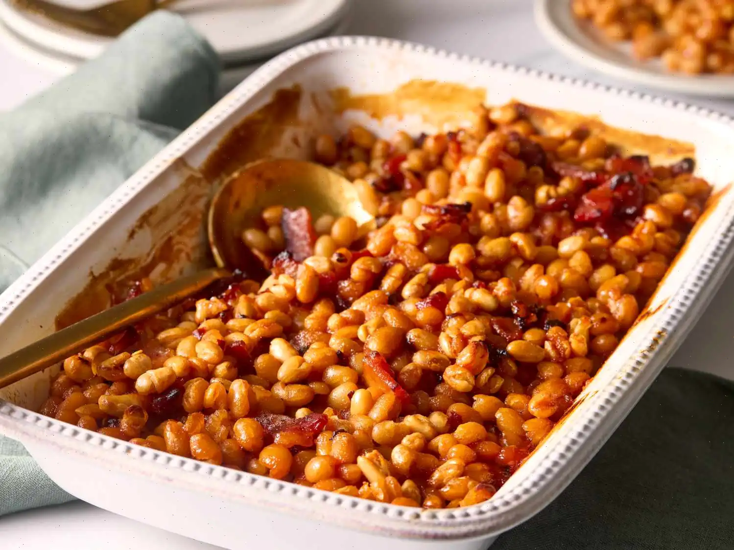 Hot Honey Baked Beans Recipe