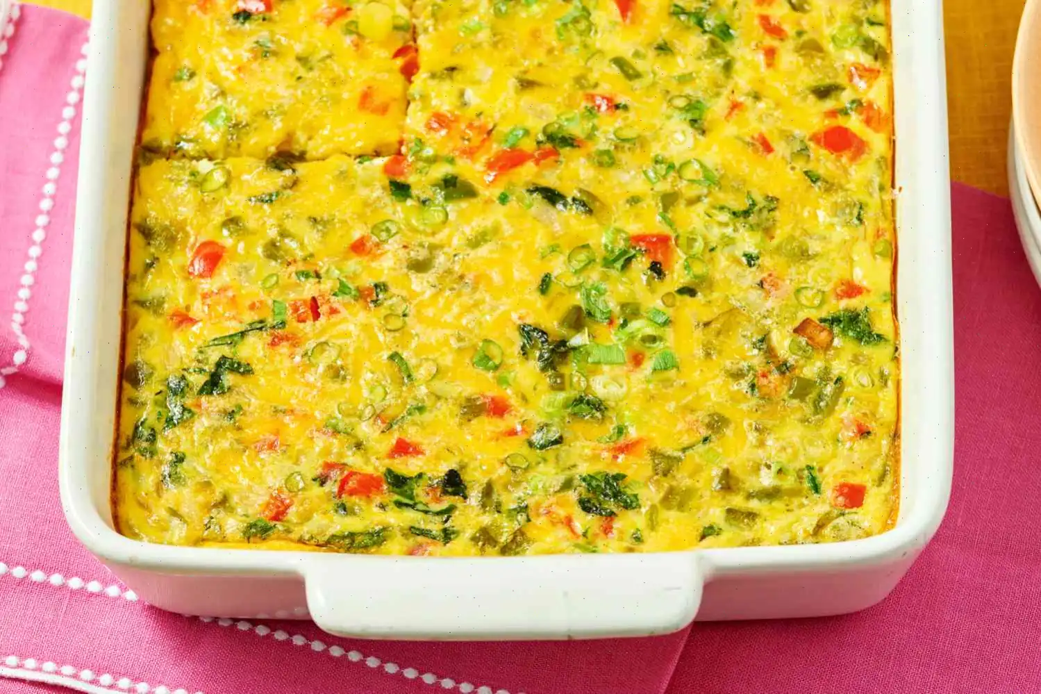 Veggie Breakfast Egg Bake Recipe