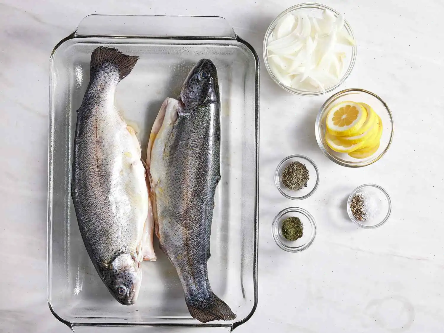 Baked Fresh Rainbow Trout Recipe