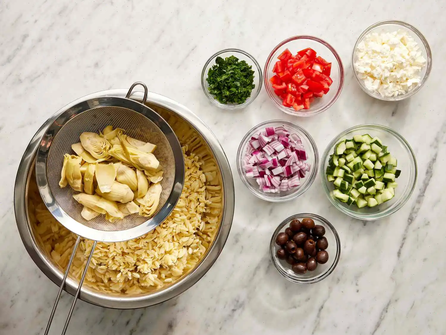 Greek Orzo Salad Recipe
