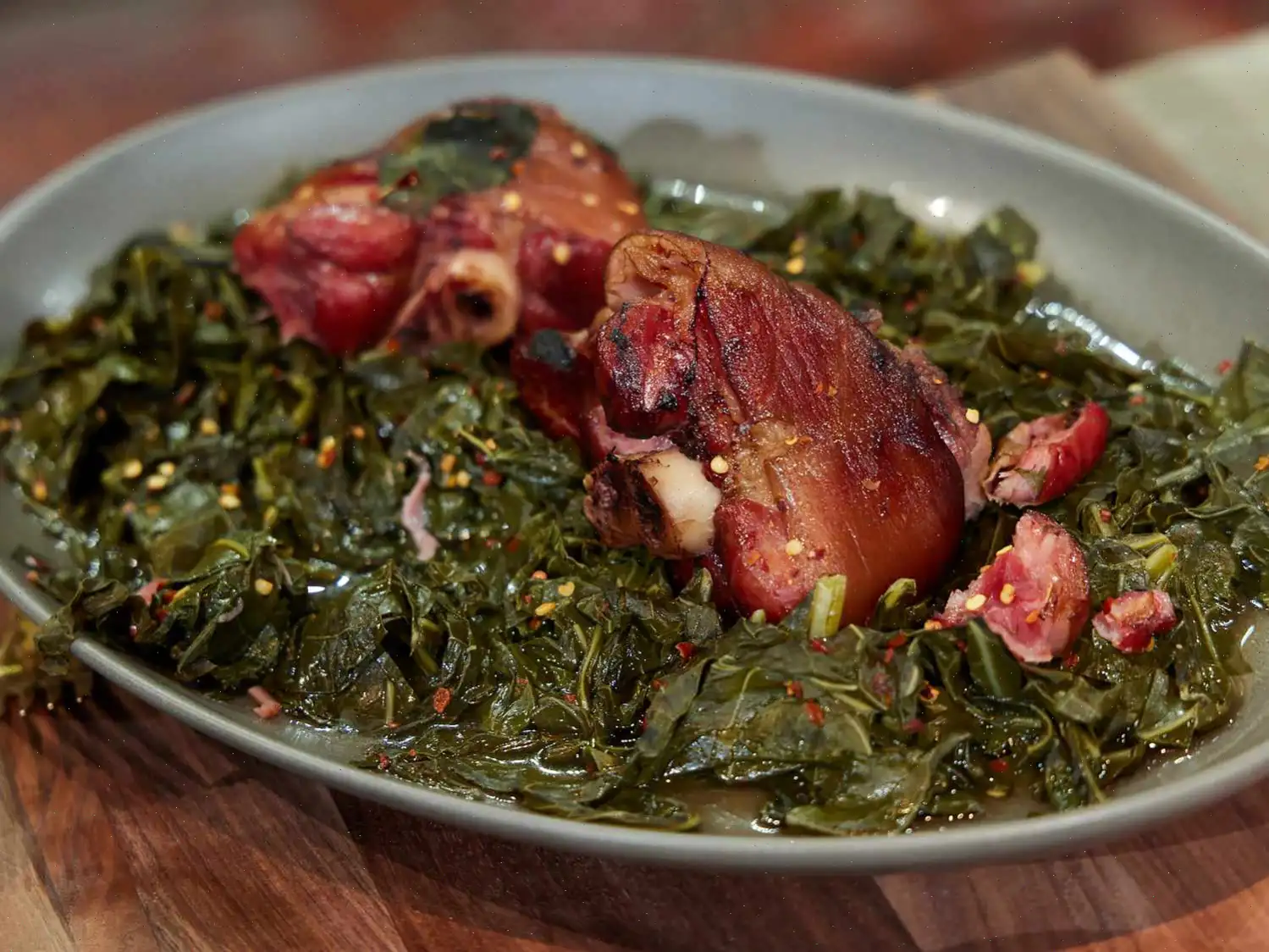 Phyllis’s Braised Collard Greens Recipe
