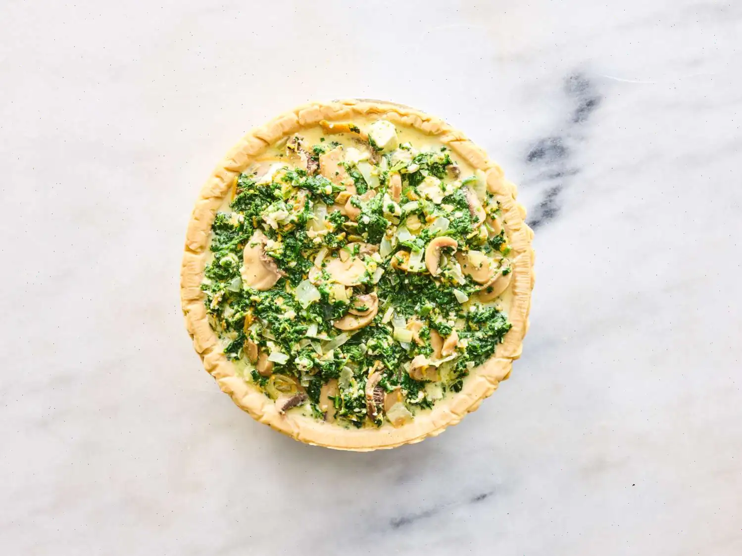 Receta de quiche de espinacas