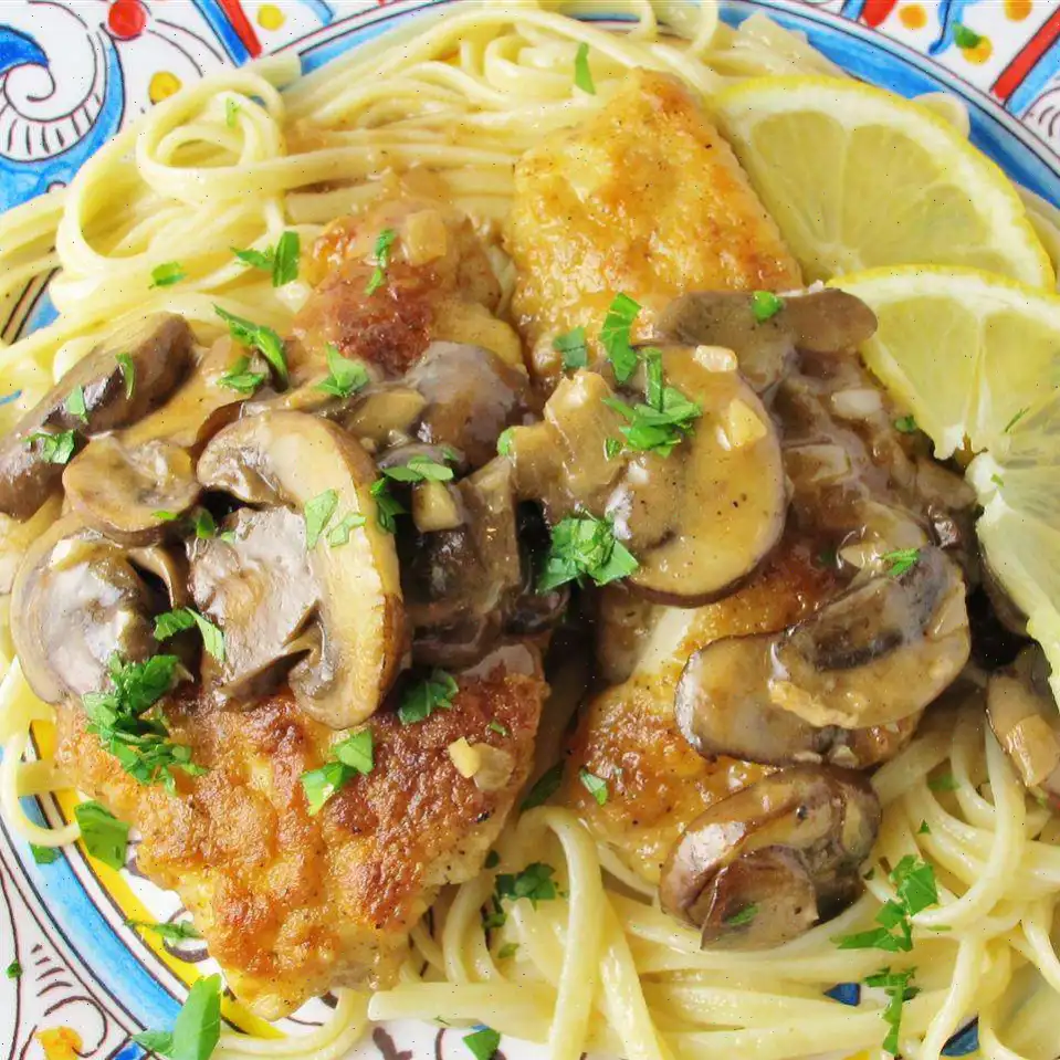 Mushroom Chicken Piccata Recipe