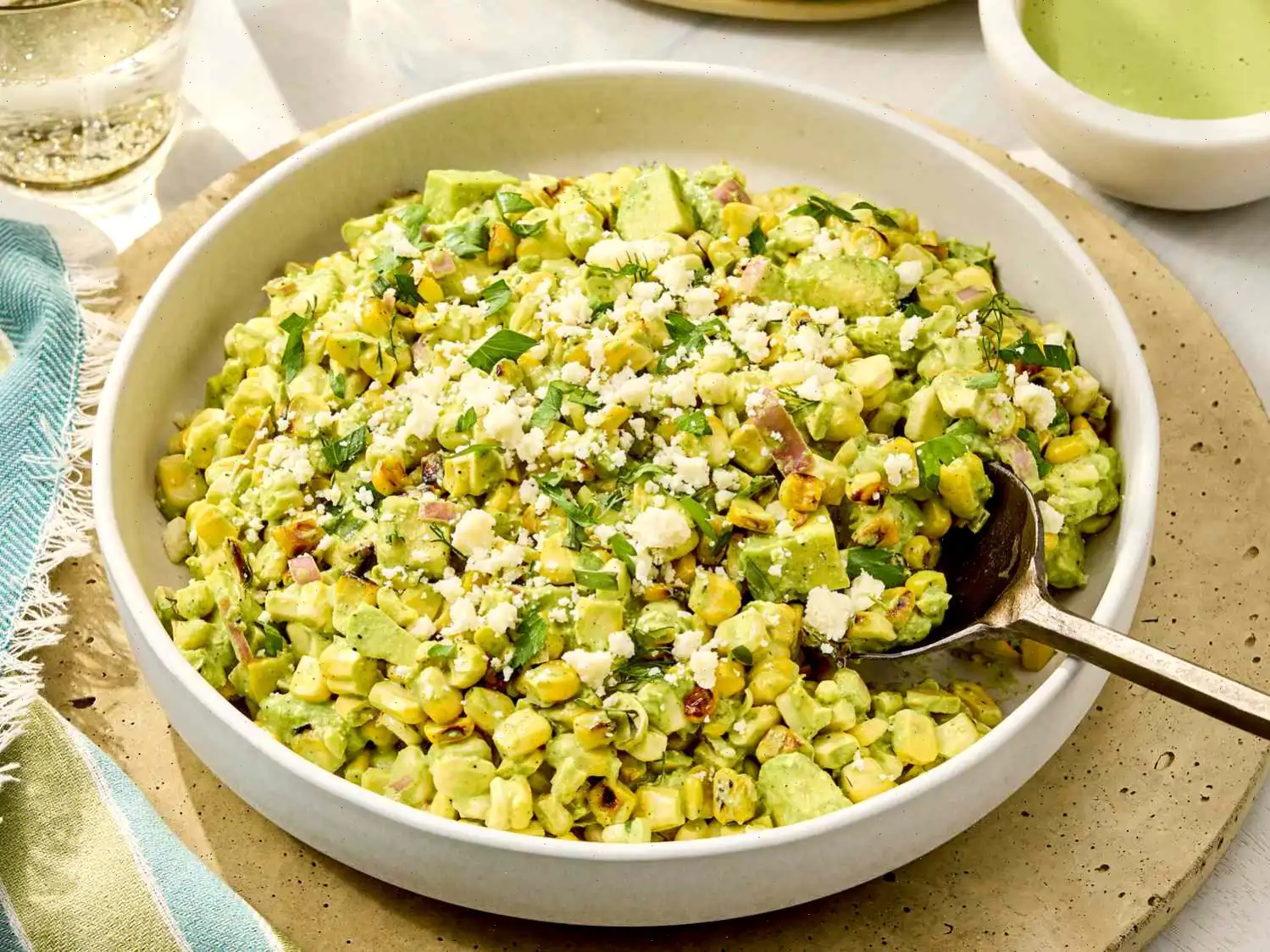 Green Goddess Corn Salad Recipe