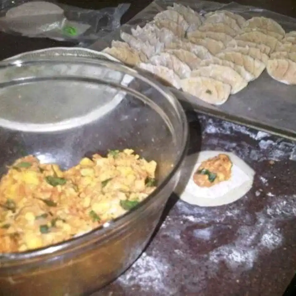 Chorizo and Sweet Potato Dumplings with Peach Thai Chili Sauce Recipe