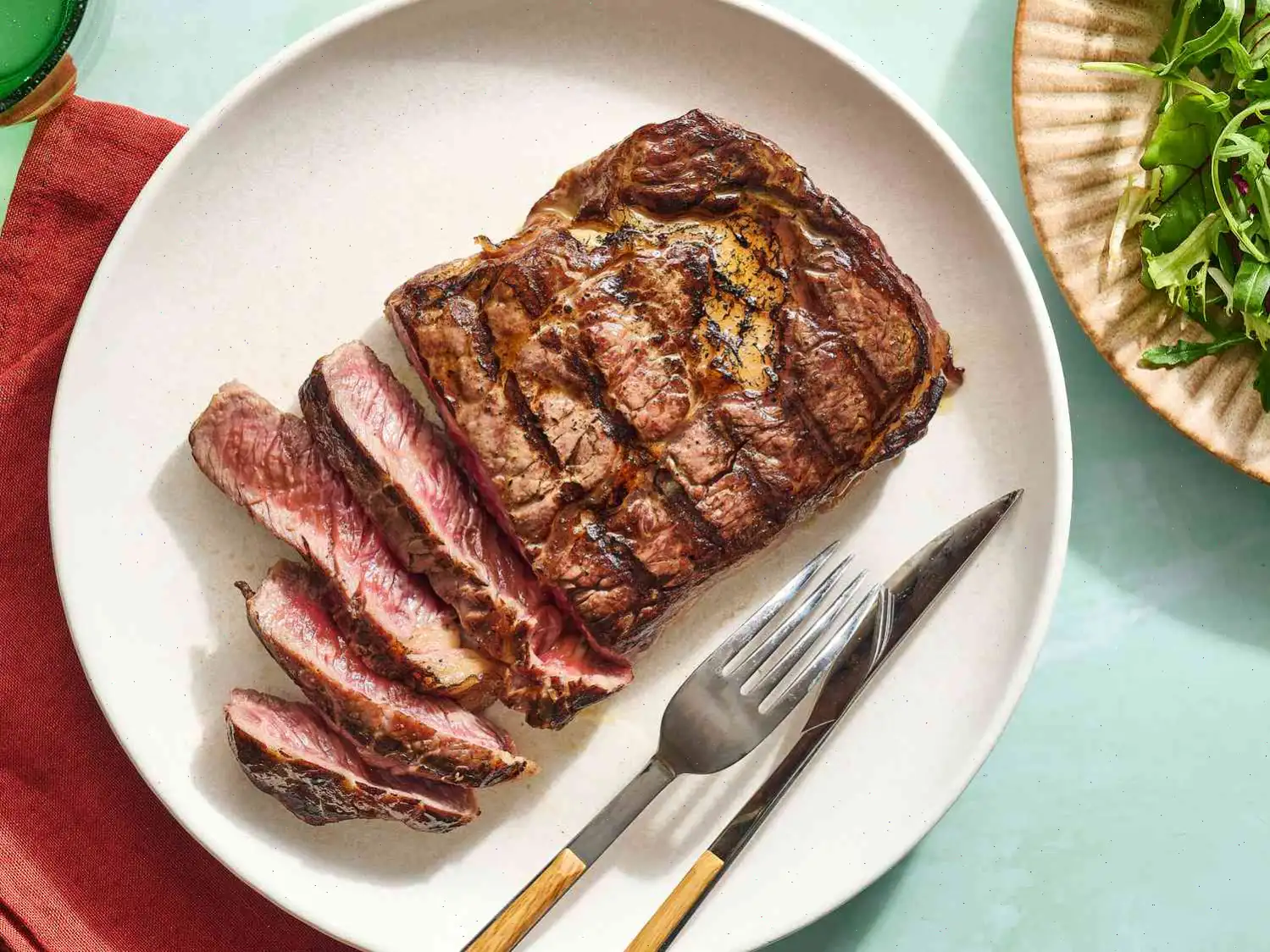 Charcoal-Grilled Ribeye Steak Recipe