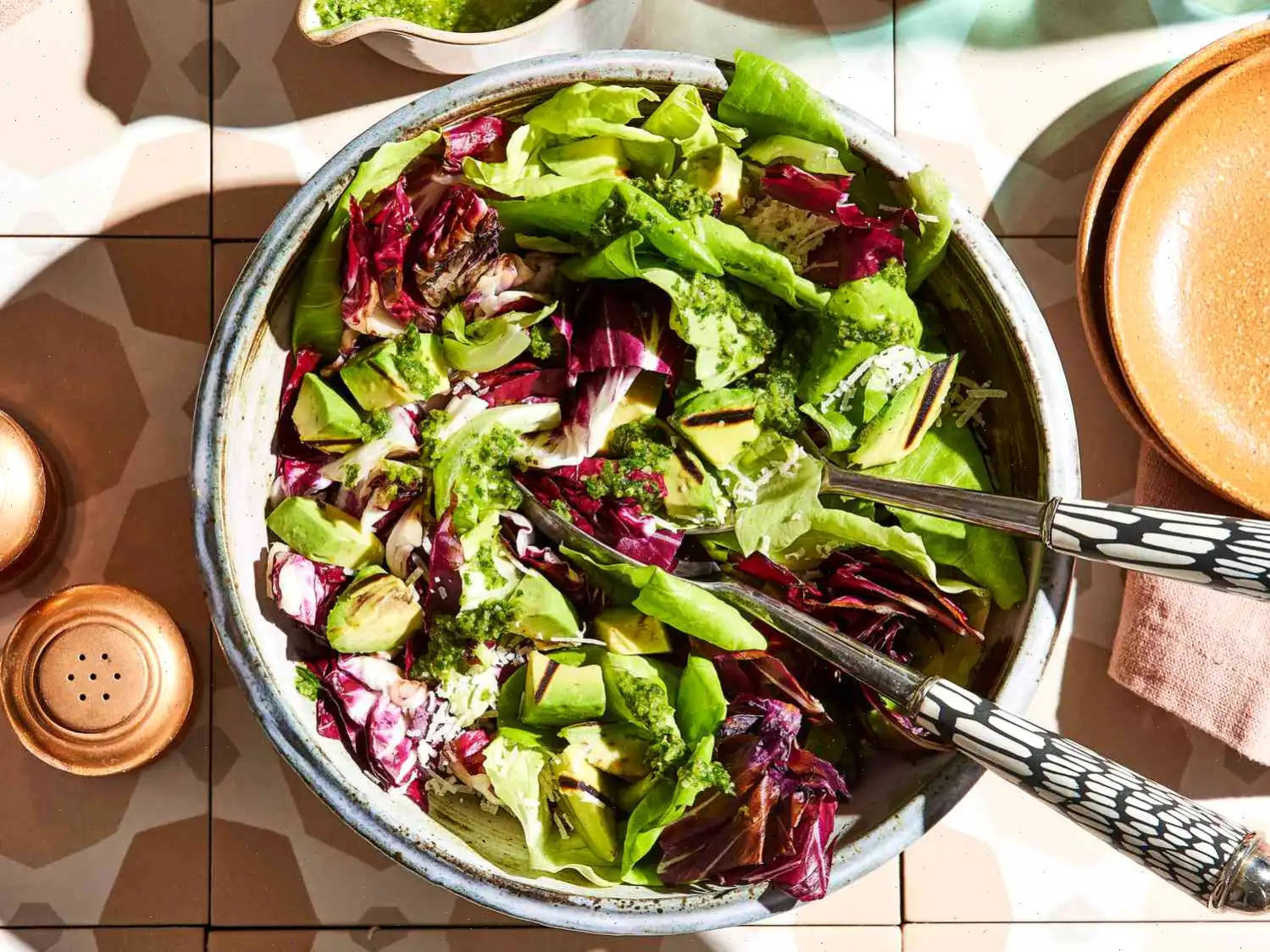 Grilled Radicchio and Avocado Salad with Zhug Recipe
