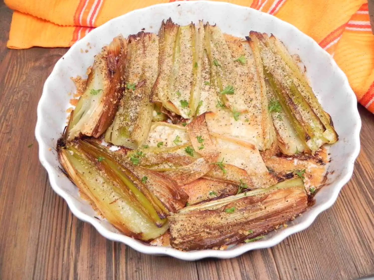 Roasted Leeks with Parmesan Recipe