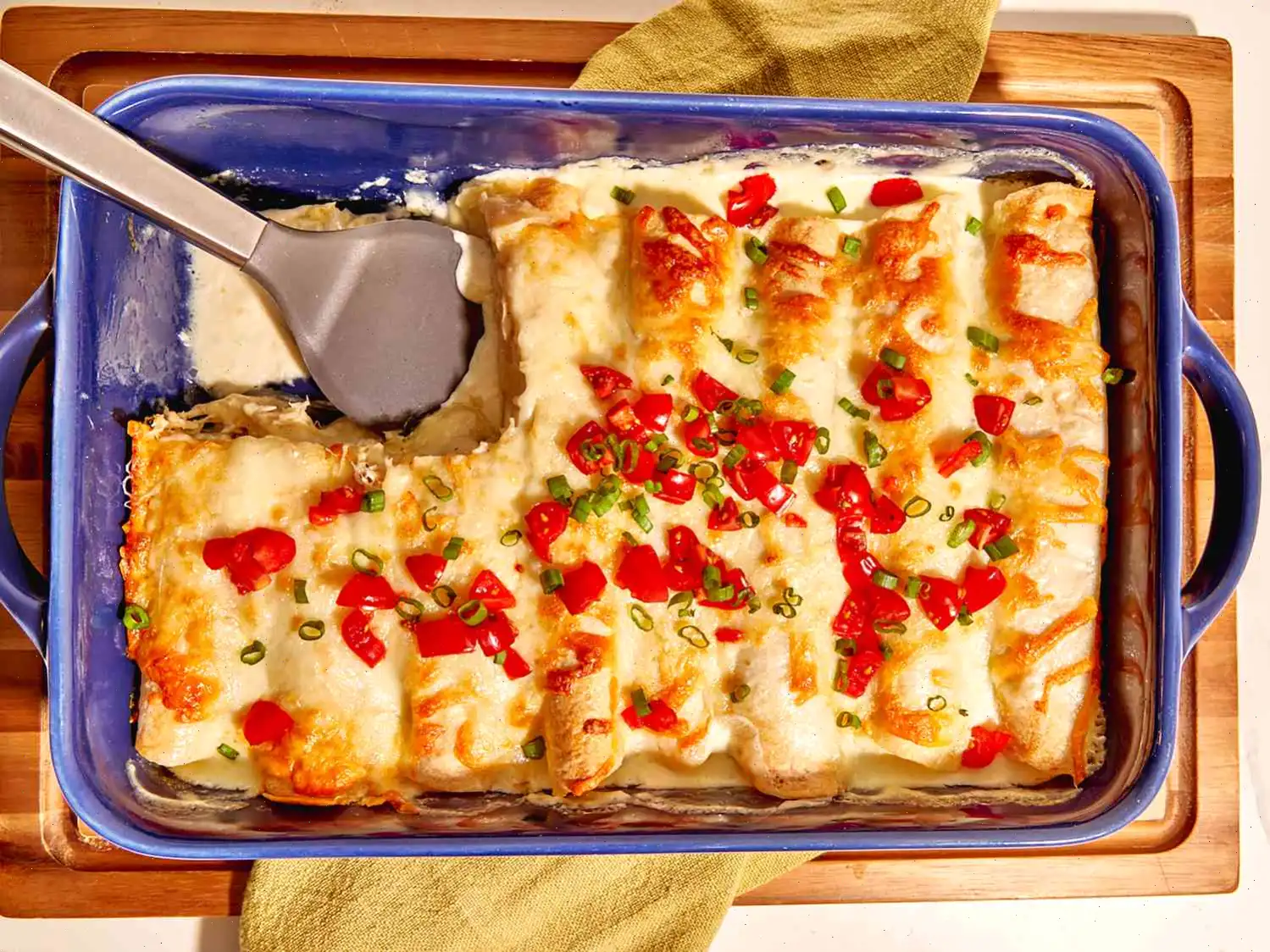 Creamy Mississippi Chicken Enchiladas Recipe