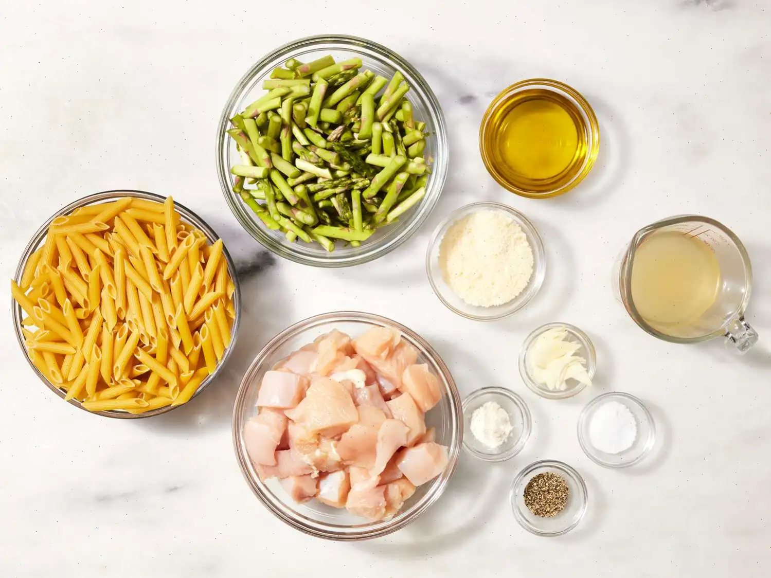 Penne with Chicken and Asparagus Recipe