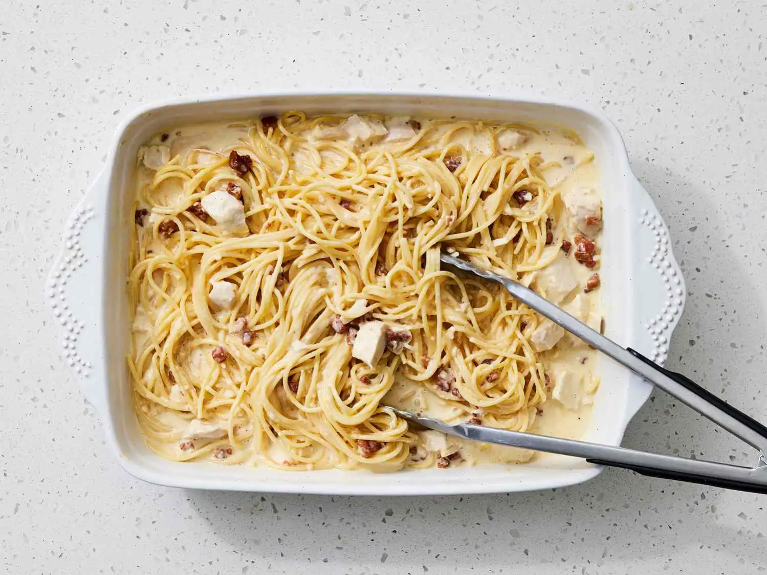 Chicken Carbonara Pasta Bake Recipe