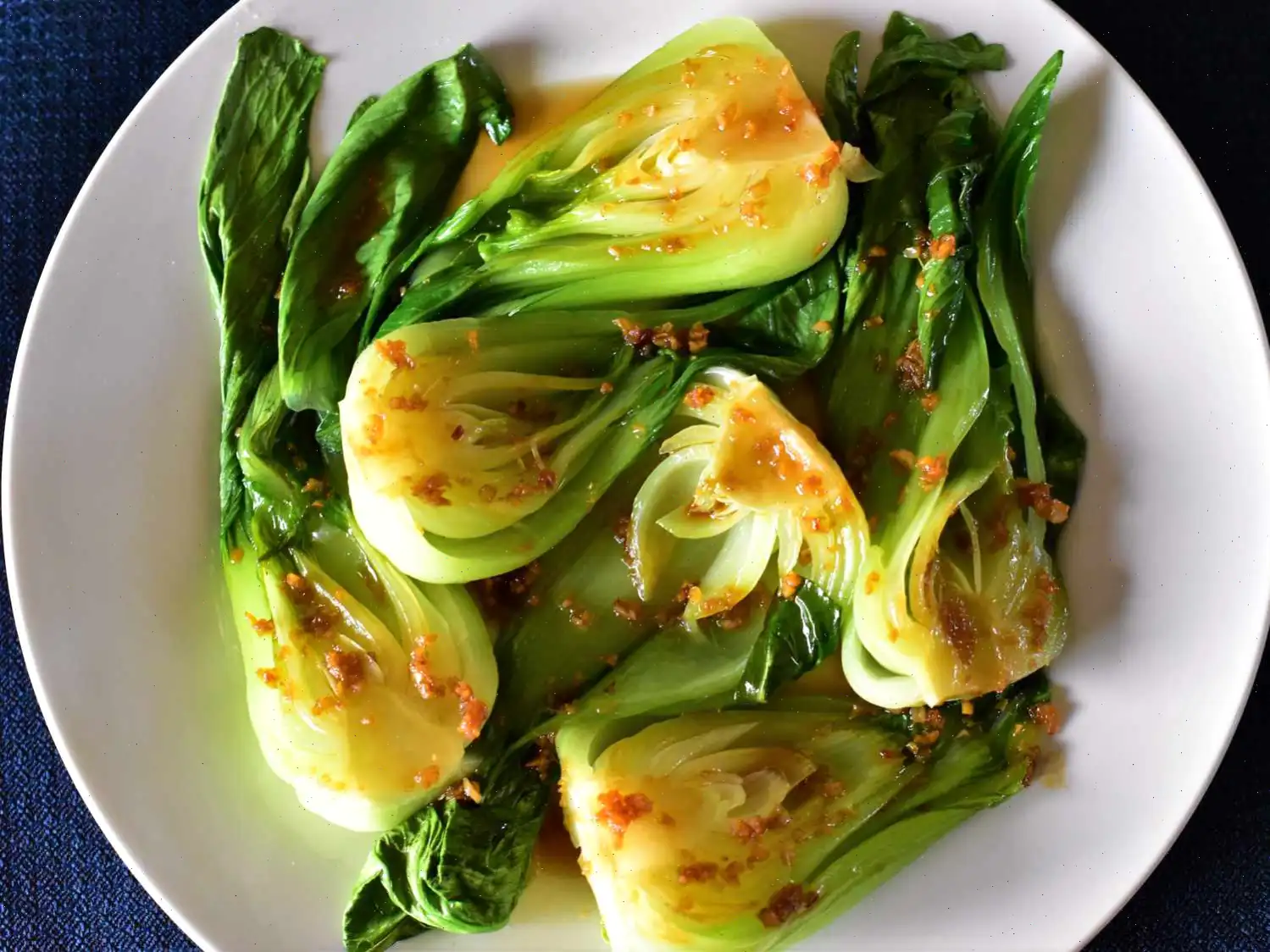 Bok Choy with Ginger Chili Sauce Recipe