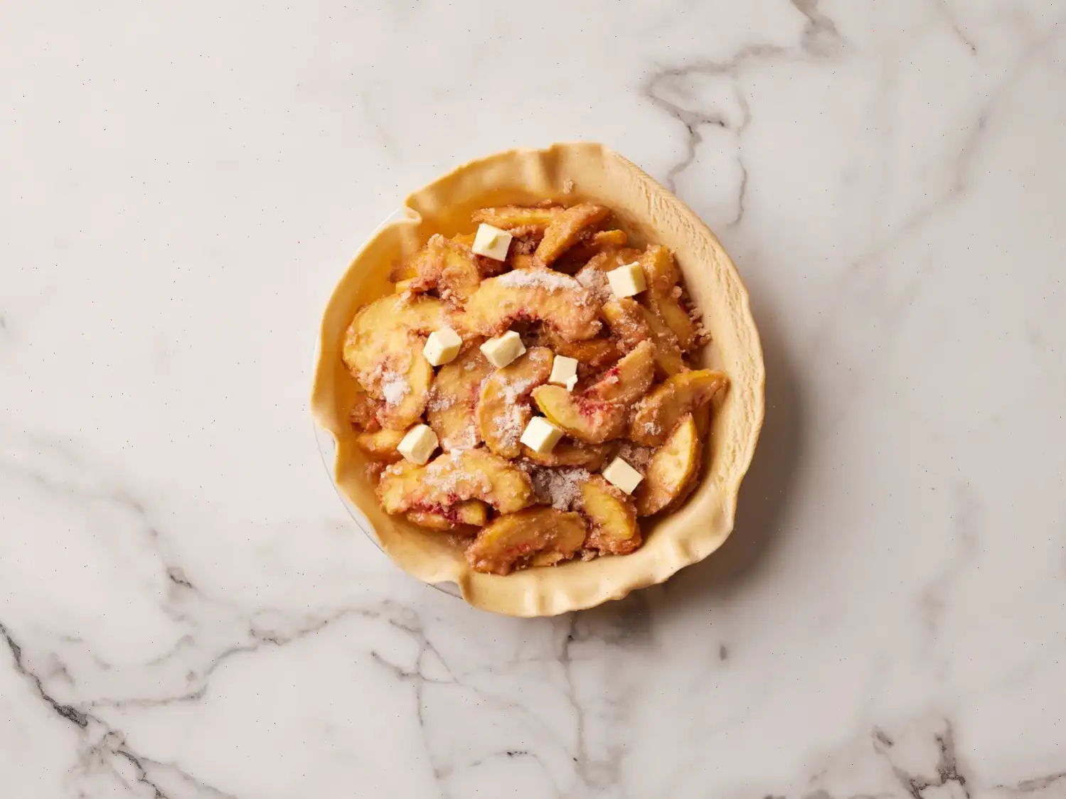 Peach Pie the Old Fashioned Two Crust Way Recipe