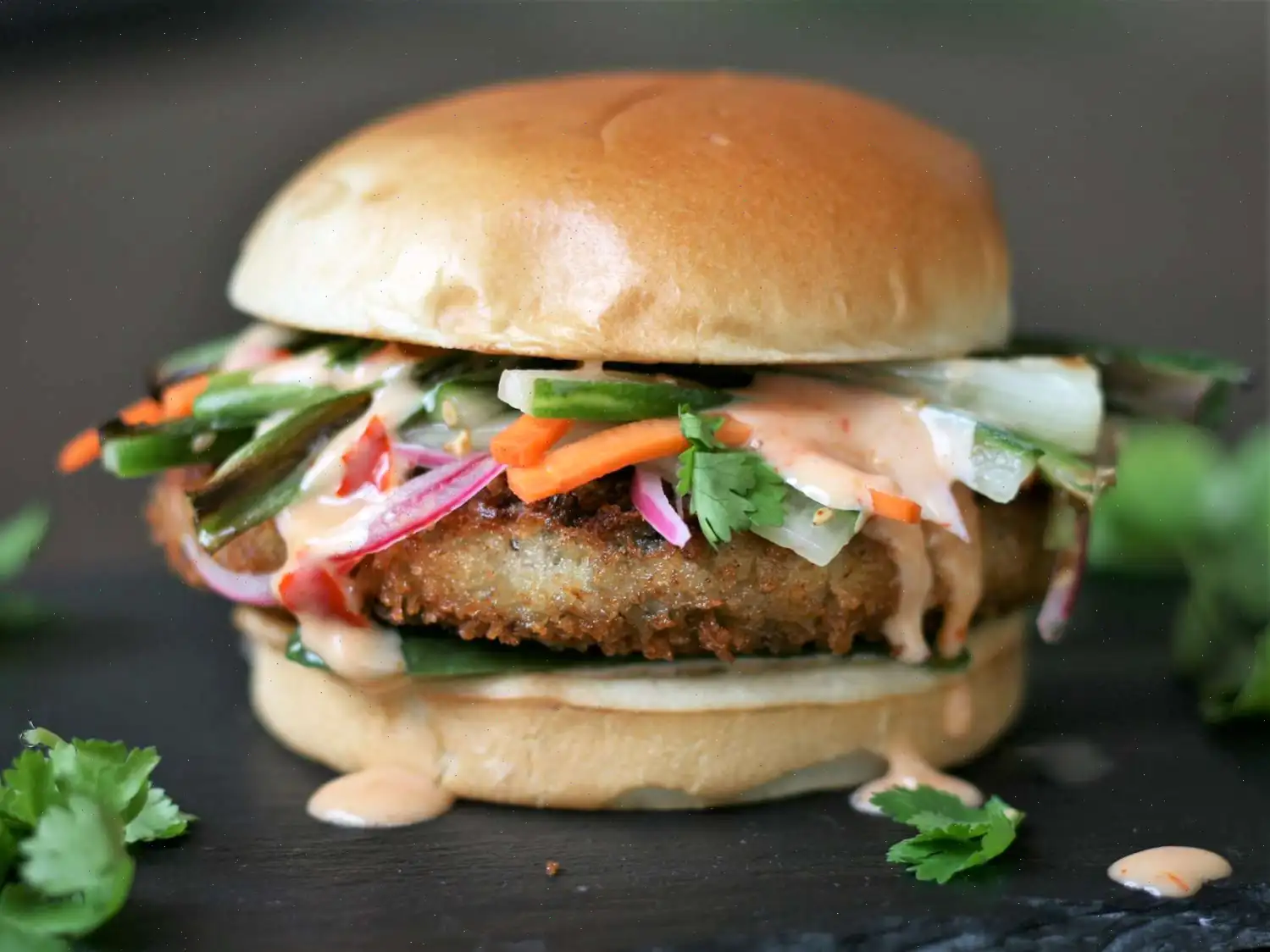 Bang Bang Blended Chicken Burger Recipe