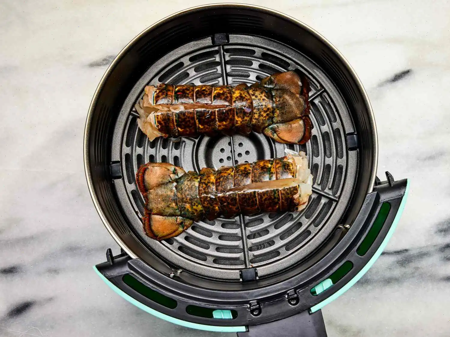 Air Fryer Lobster Tails with Lemon-Garlic Butter Recipe