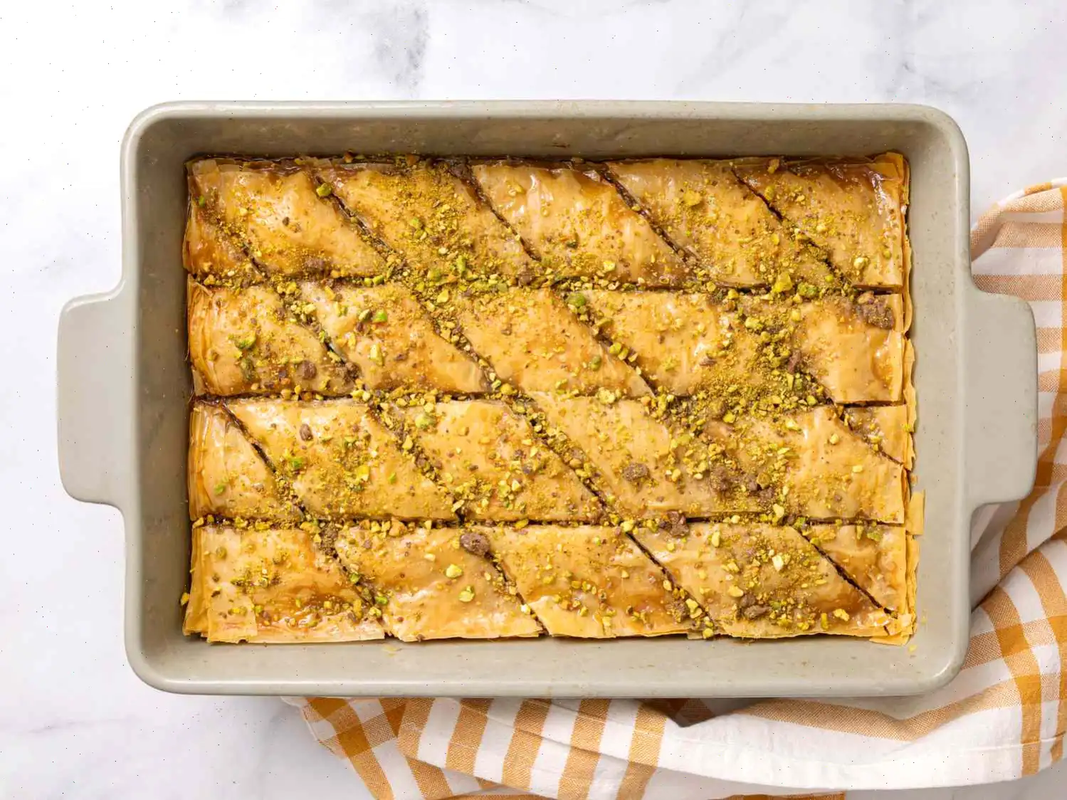 Pistachio Chocolate Baklava Recipe