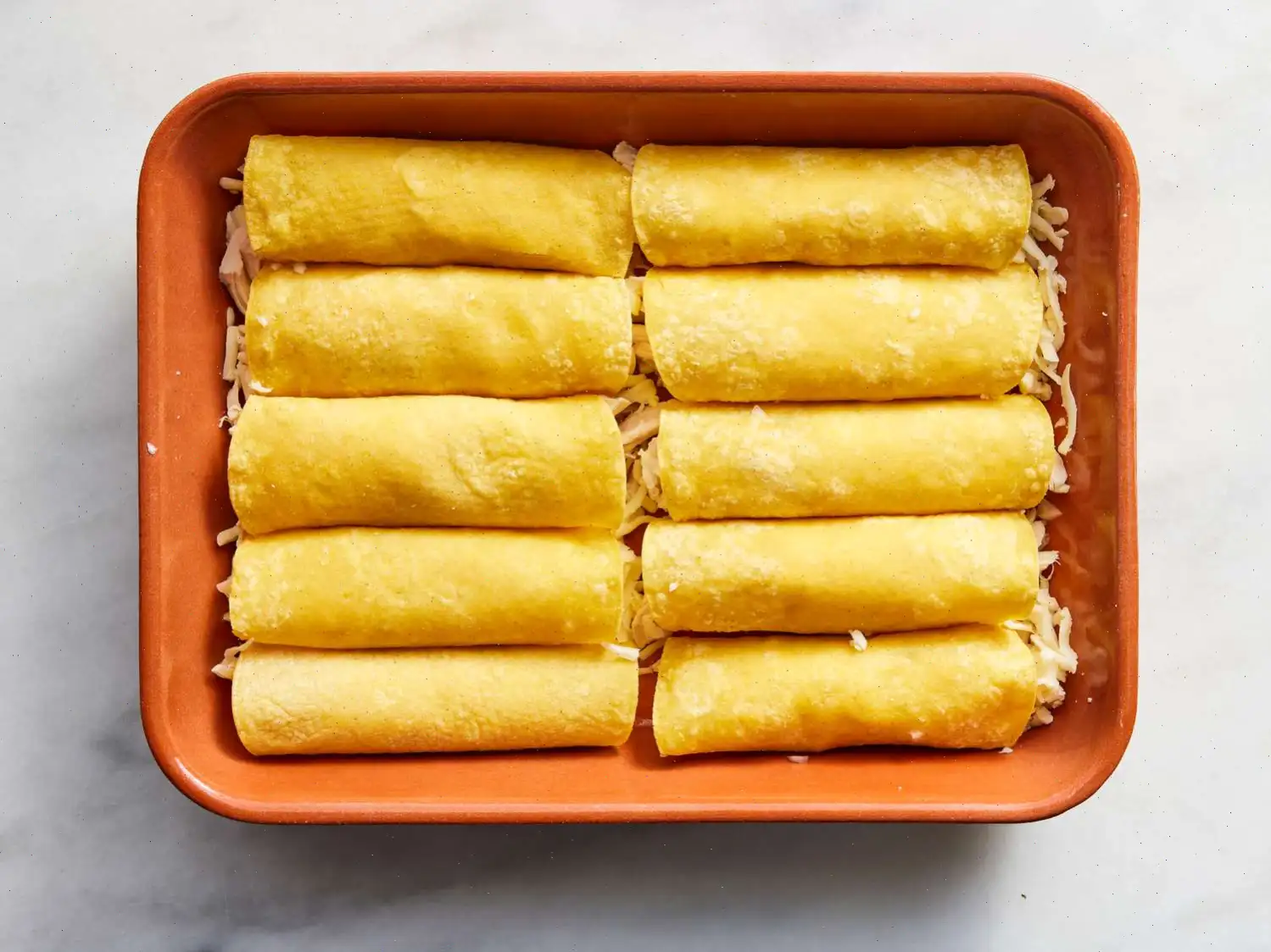 Chicken Enchiladas with Creamy Green Chile Sauce Recipe