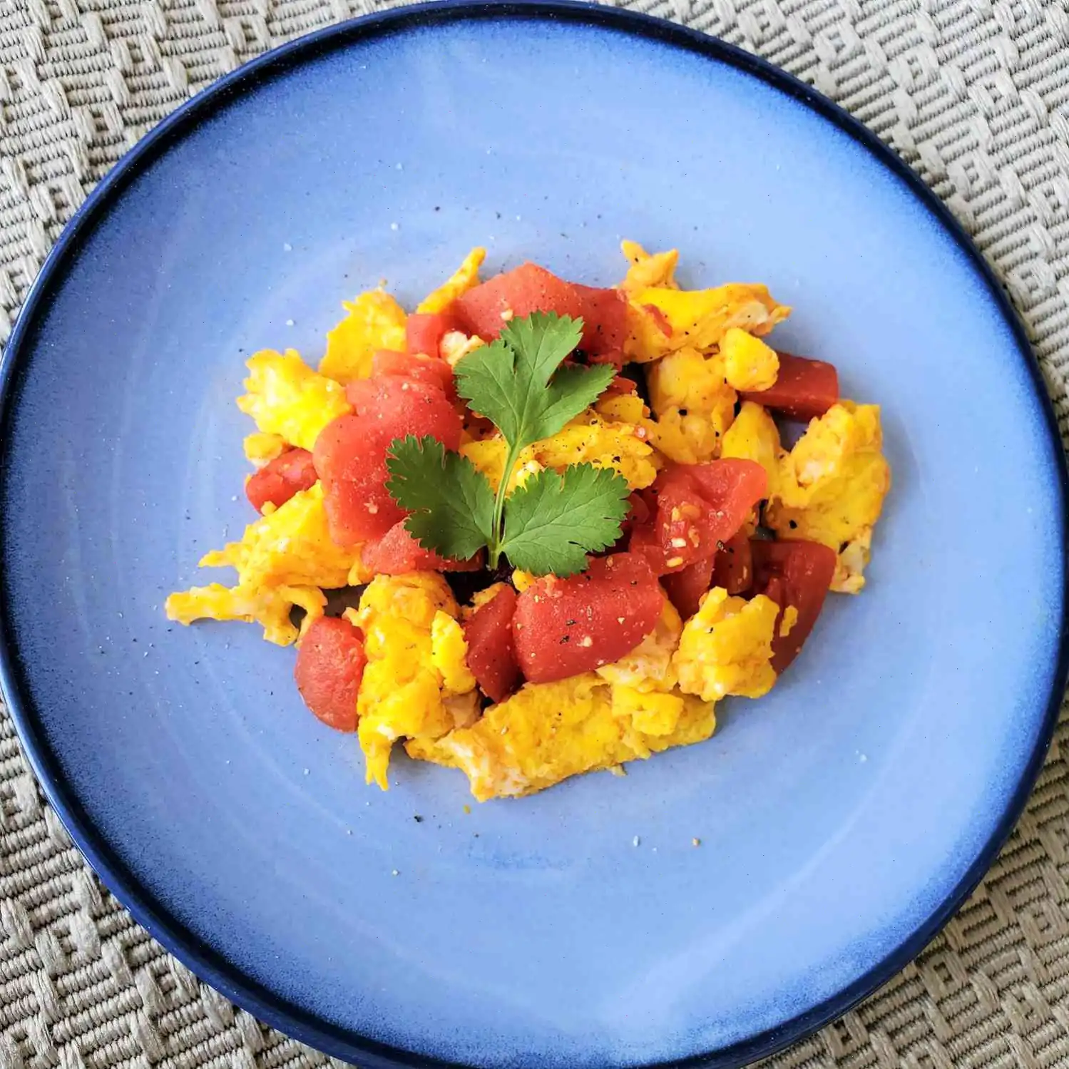 Scrambled Eggs and Tomatoes Recipe