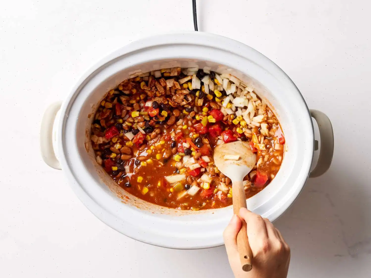 Slow Cooker Chicken Taco Soup Recipe