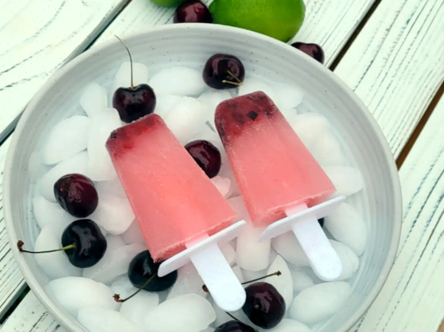 Cherry Limeade Vodka Popsicles Recipe