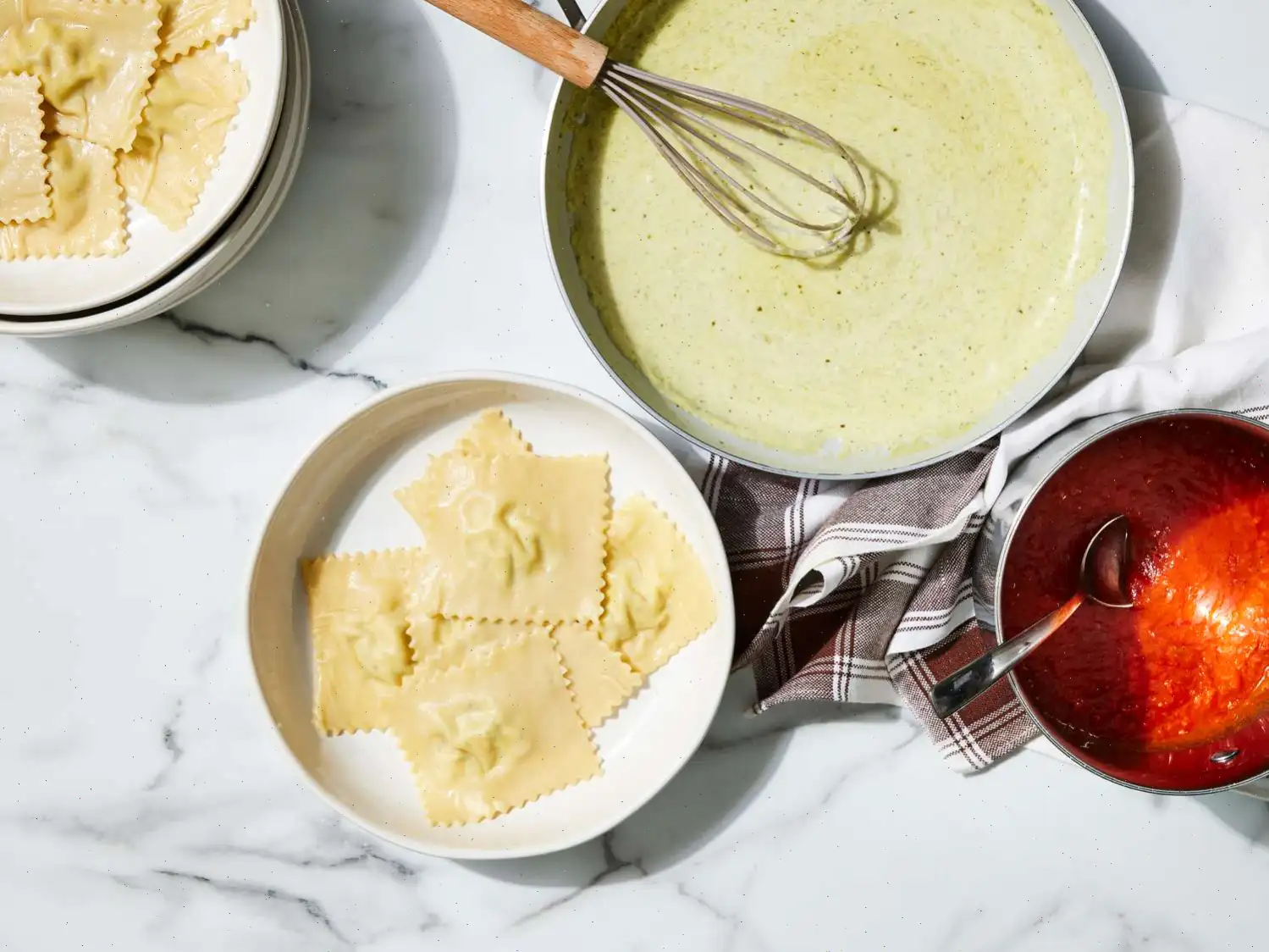 Homemade Four Cheese Ravioli Recipe
