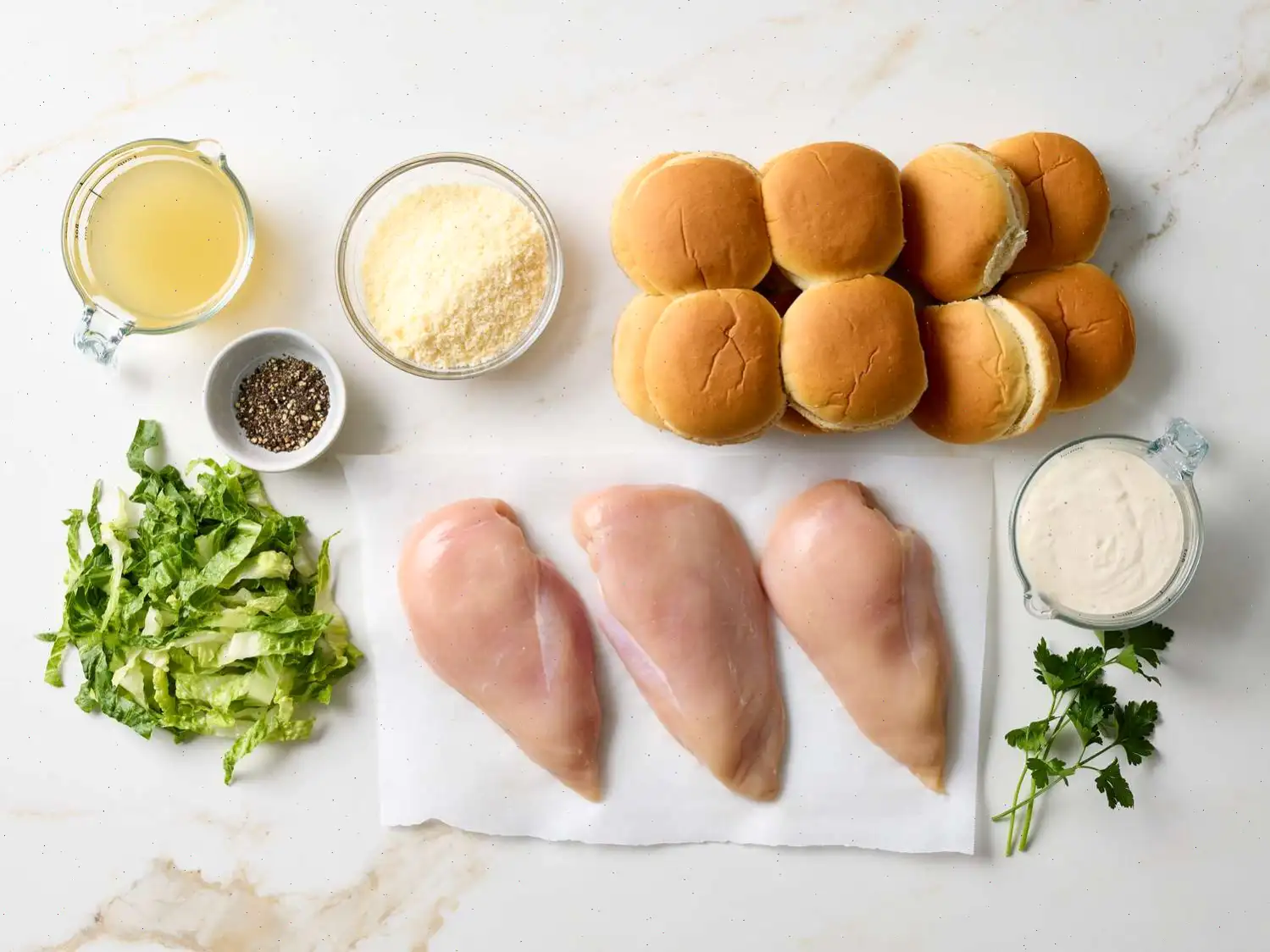 Slow Cooker Chicken Caesar Sandwiches Recipe