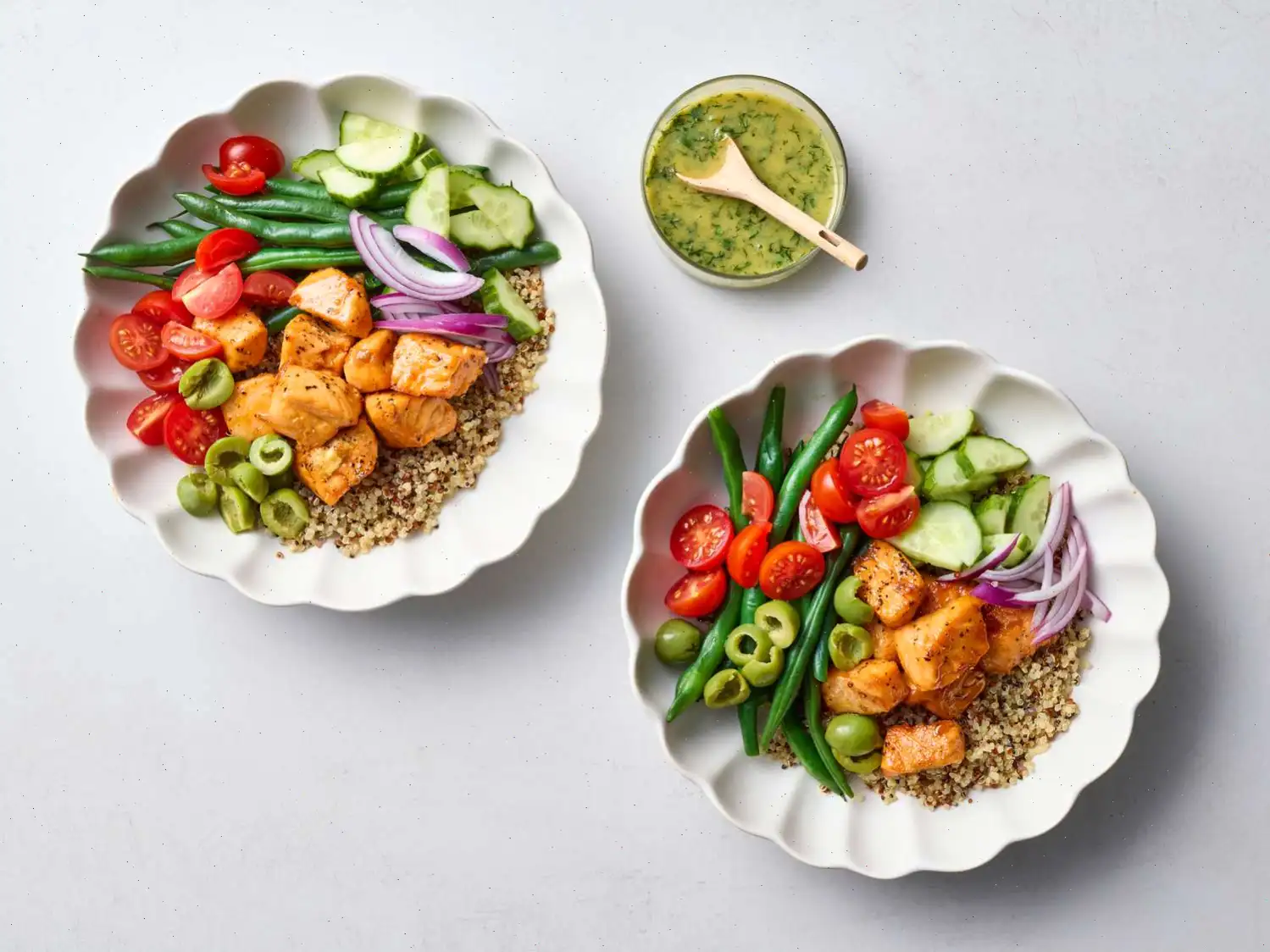 Hot Honey Salmon Bowls Recipe