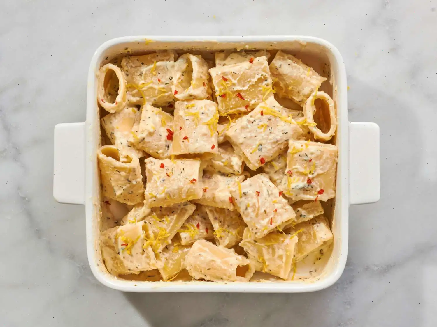 Baked Lemon Boursin Pasta