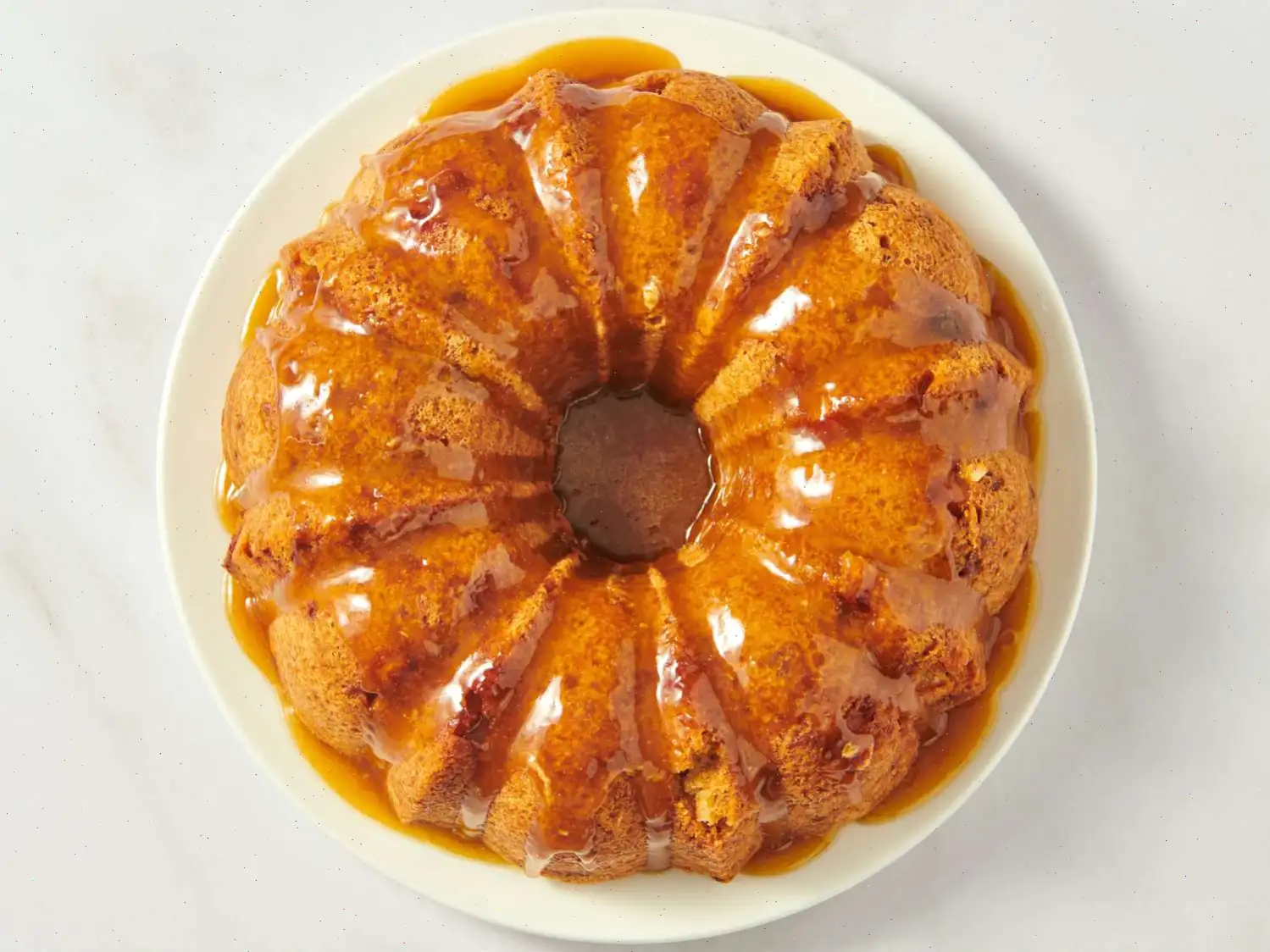 Apple Cake with Caramel Glaze Recipe