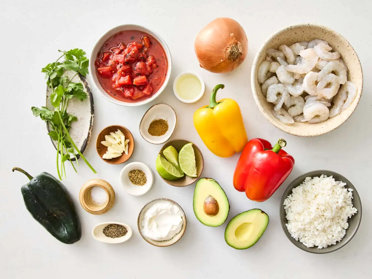 Shrimp Fajita Rice Casserole Recipe