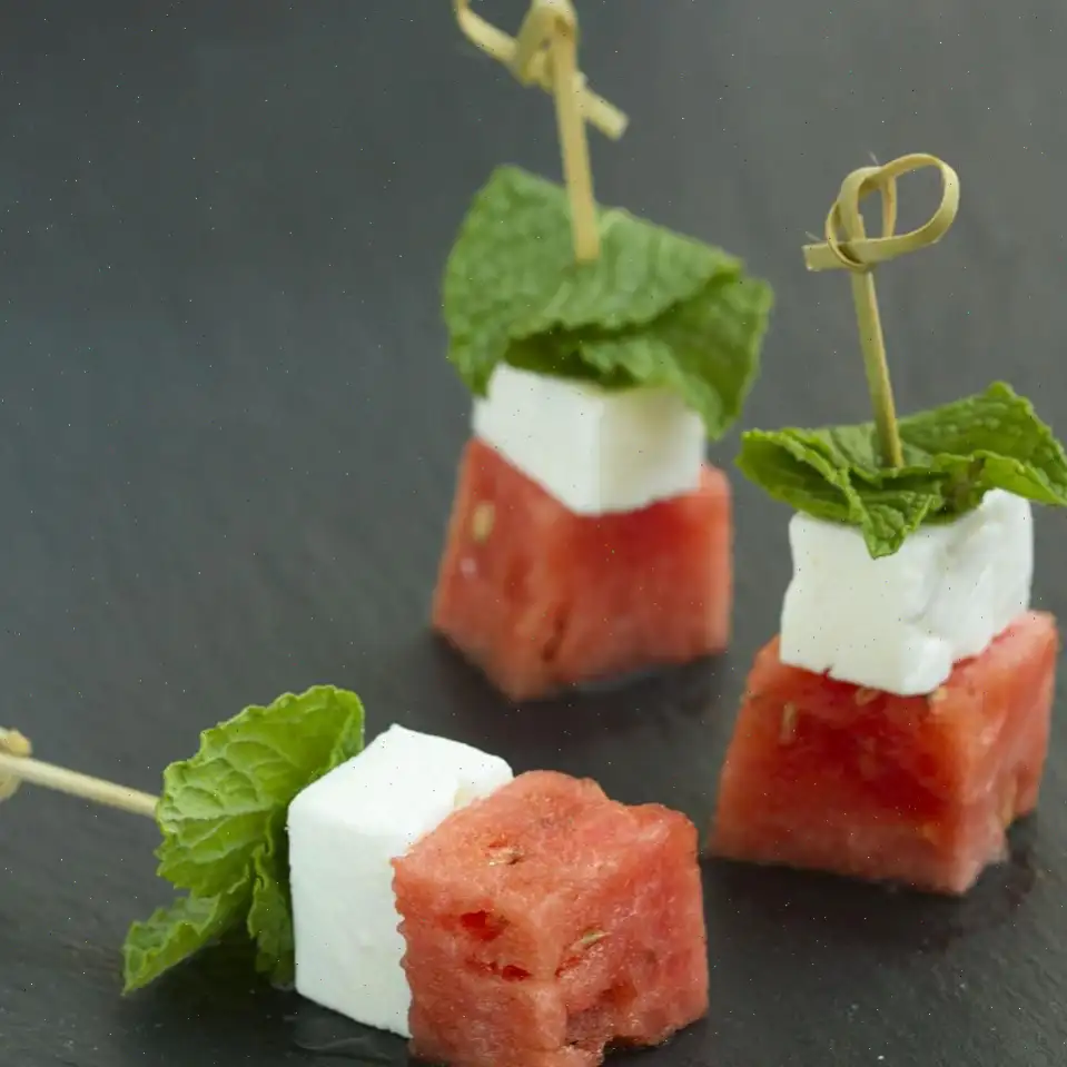 Watermelon Salad on a Stick Recipe