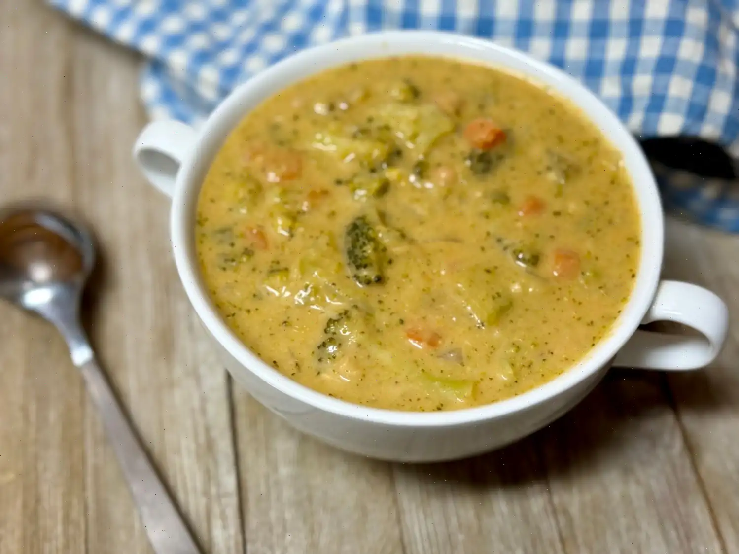 High Protein Broccoli Cheddar Soup Recipe