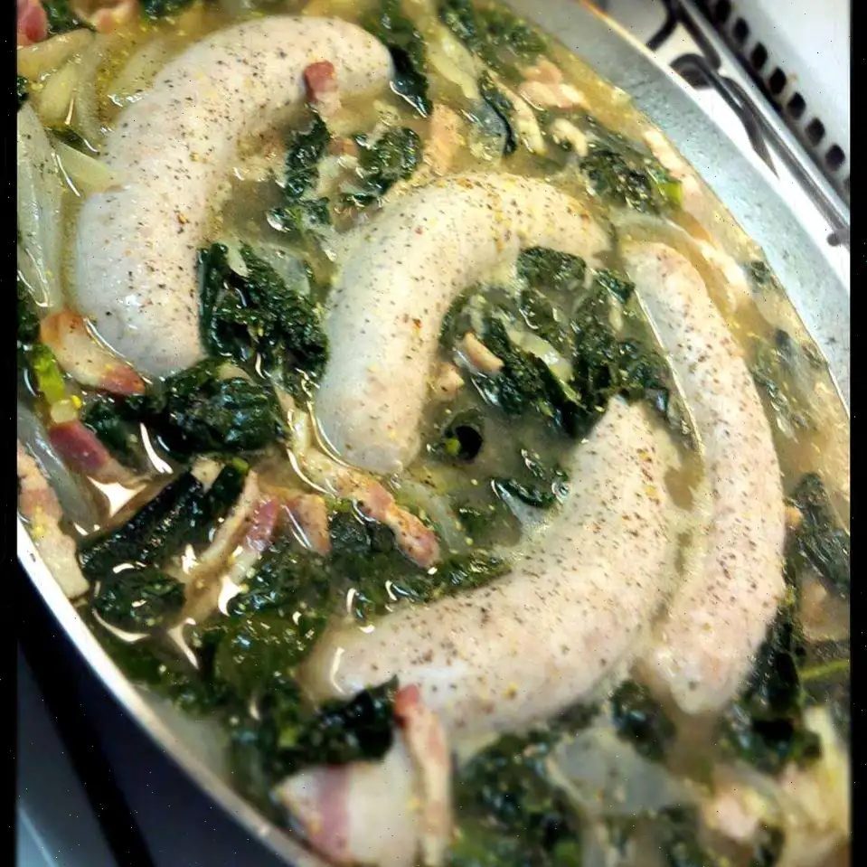 North German Gruenkohl (Kale) and Sausage Recipe