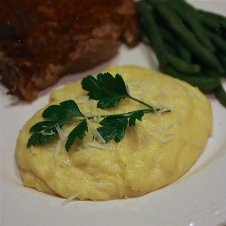 Cheesy Polenta Recipe