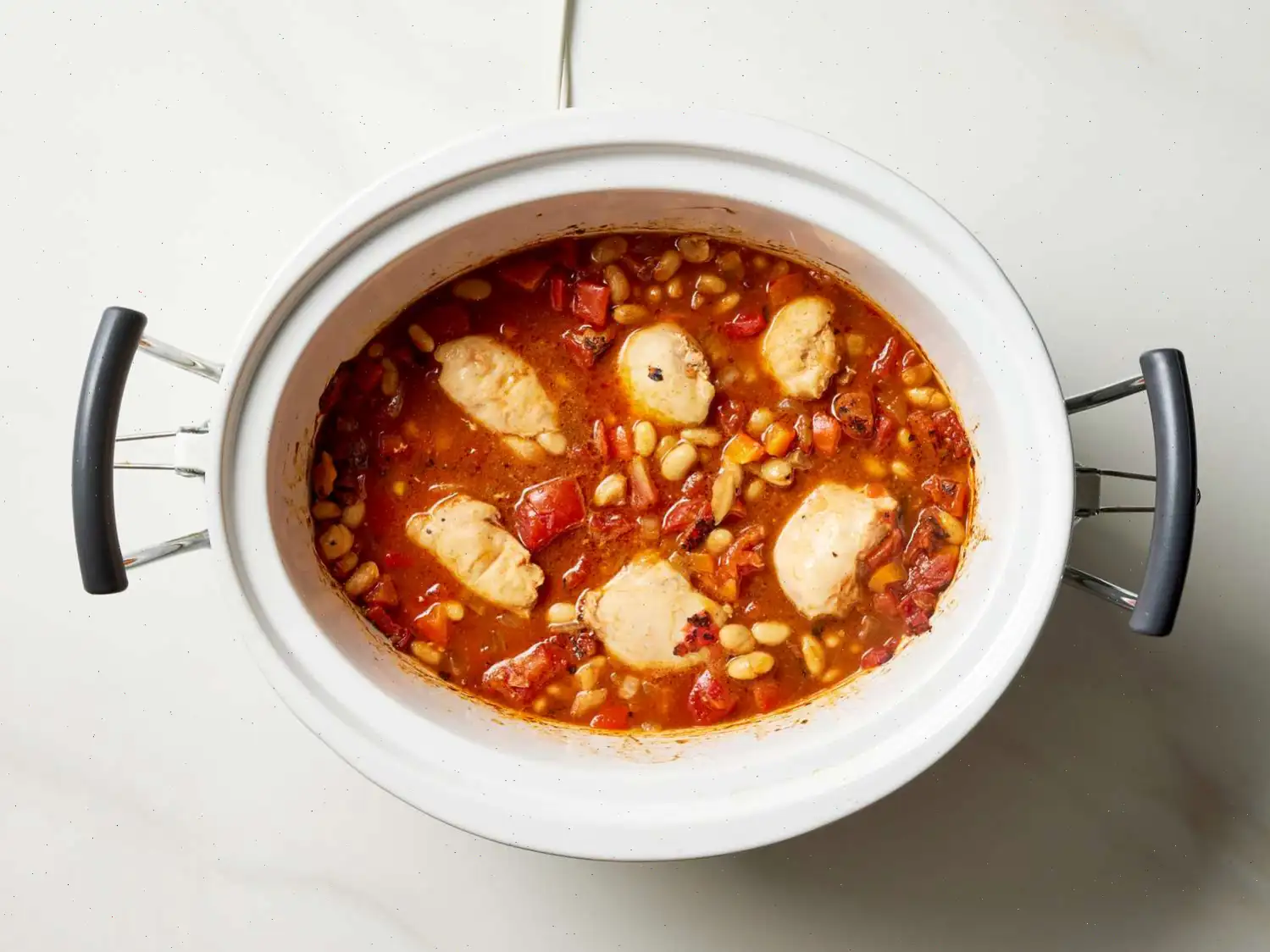 Crockpot Buffalo Chicken Chili Recipe