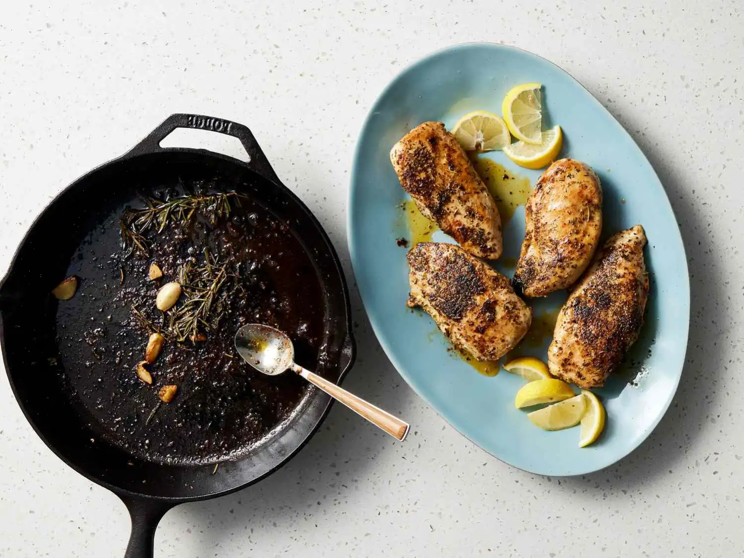 Perfect Cast Iron Skillet Chicken Breasts Recipe
