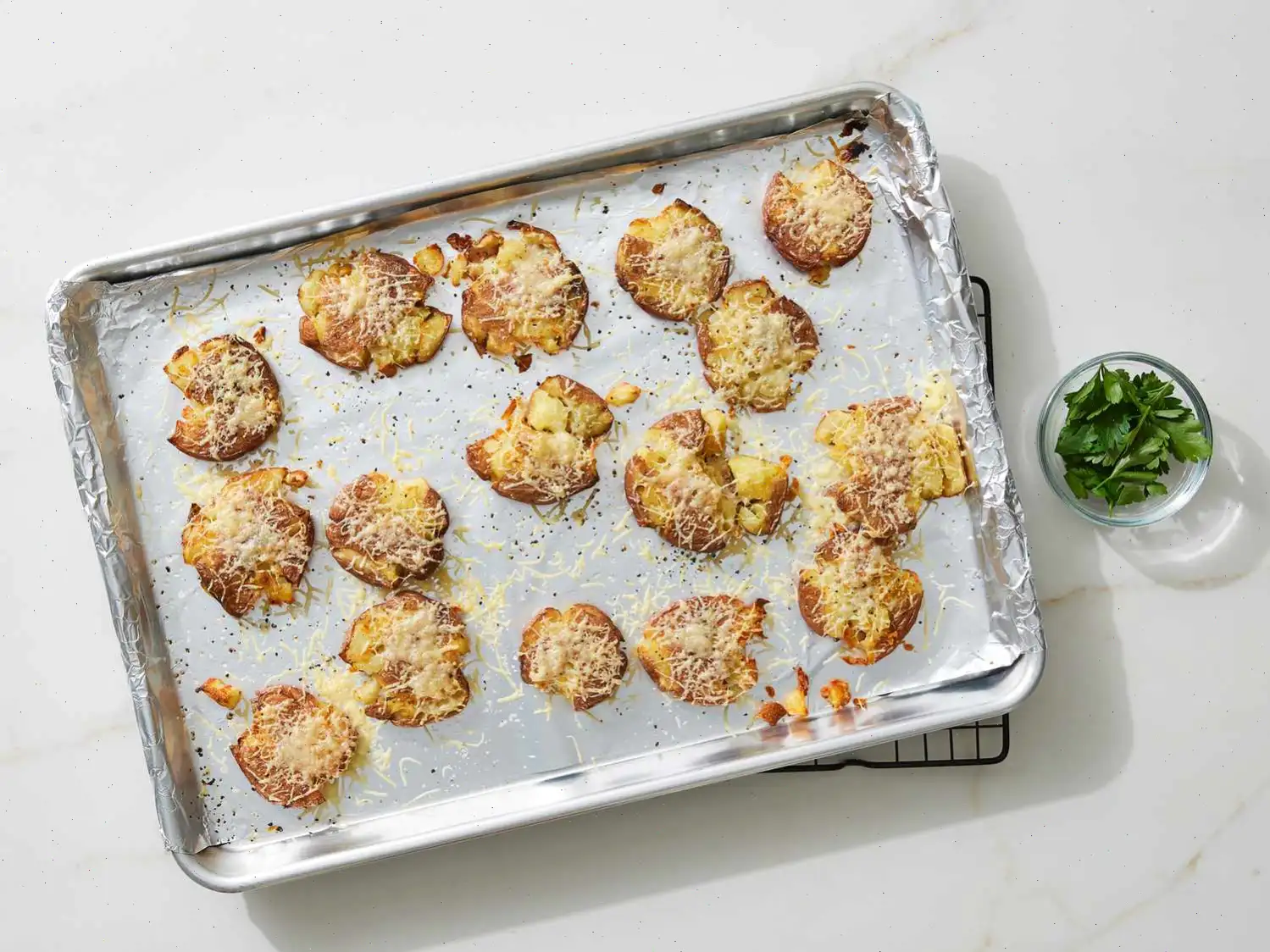 Crispy Smashed Potatoes Recipe