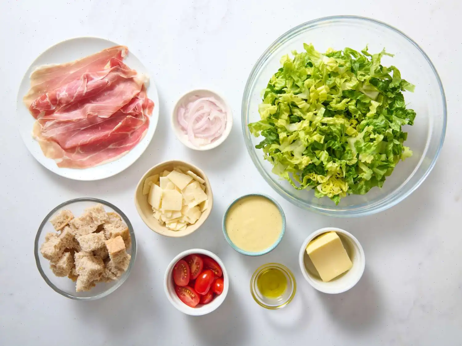 Crispy Prosciutto Caesar Salad Recipe