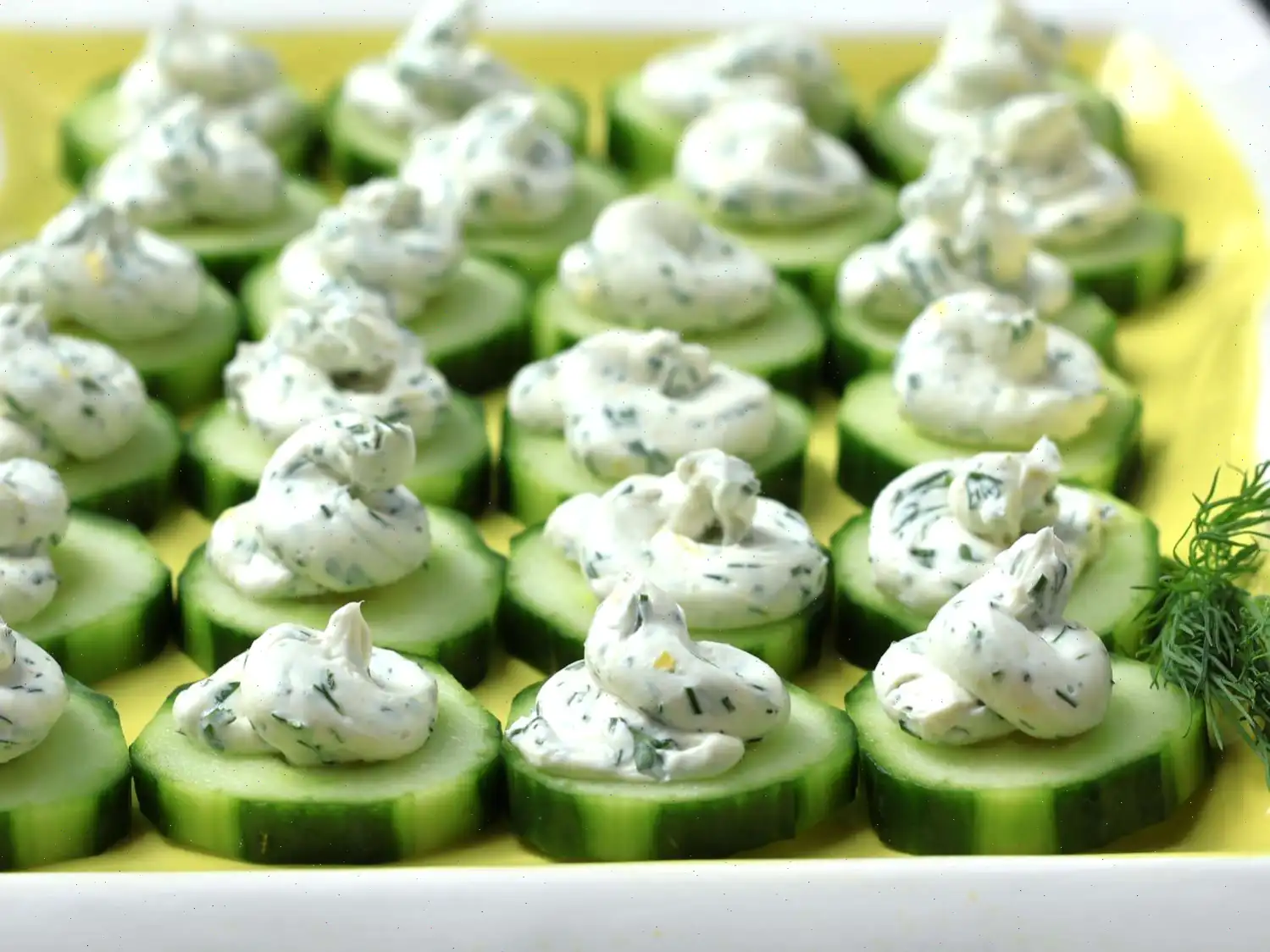 Herby Lemon Cucumber Bites Recipe