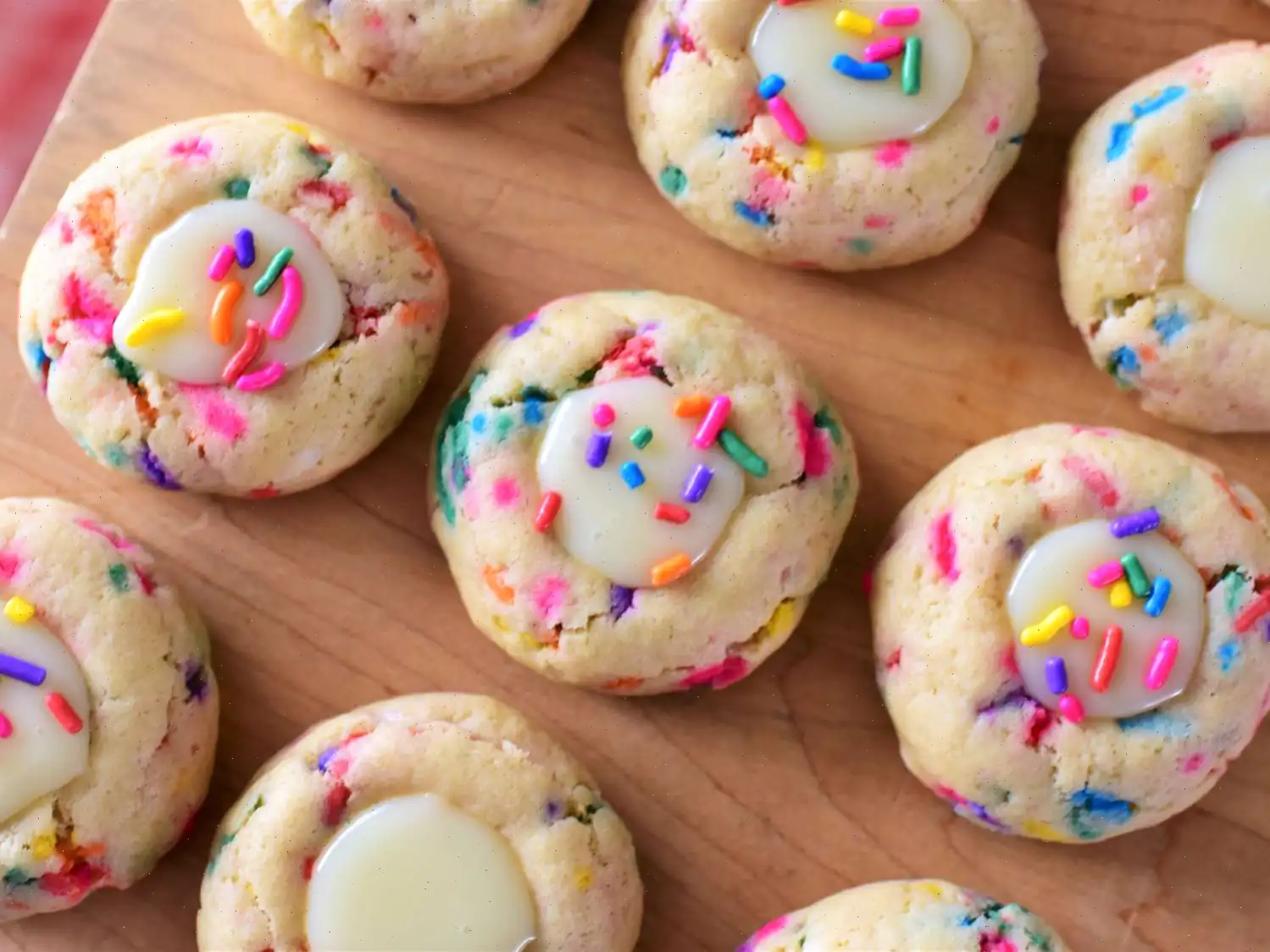 Funfetti Thumbprint Cookies Recipe