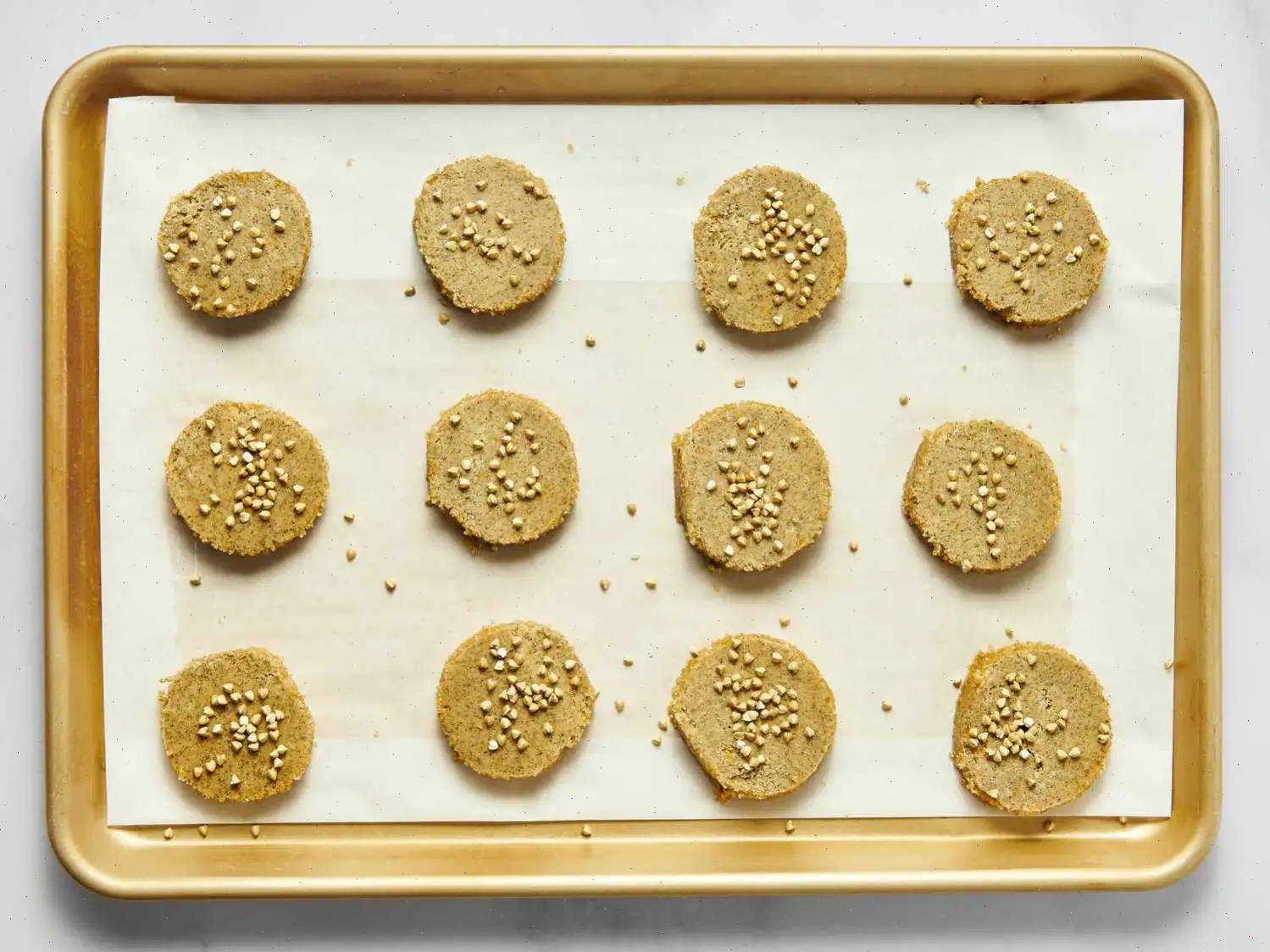 Buckwheat and Orange Shortbread Cookies Recipe