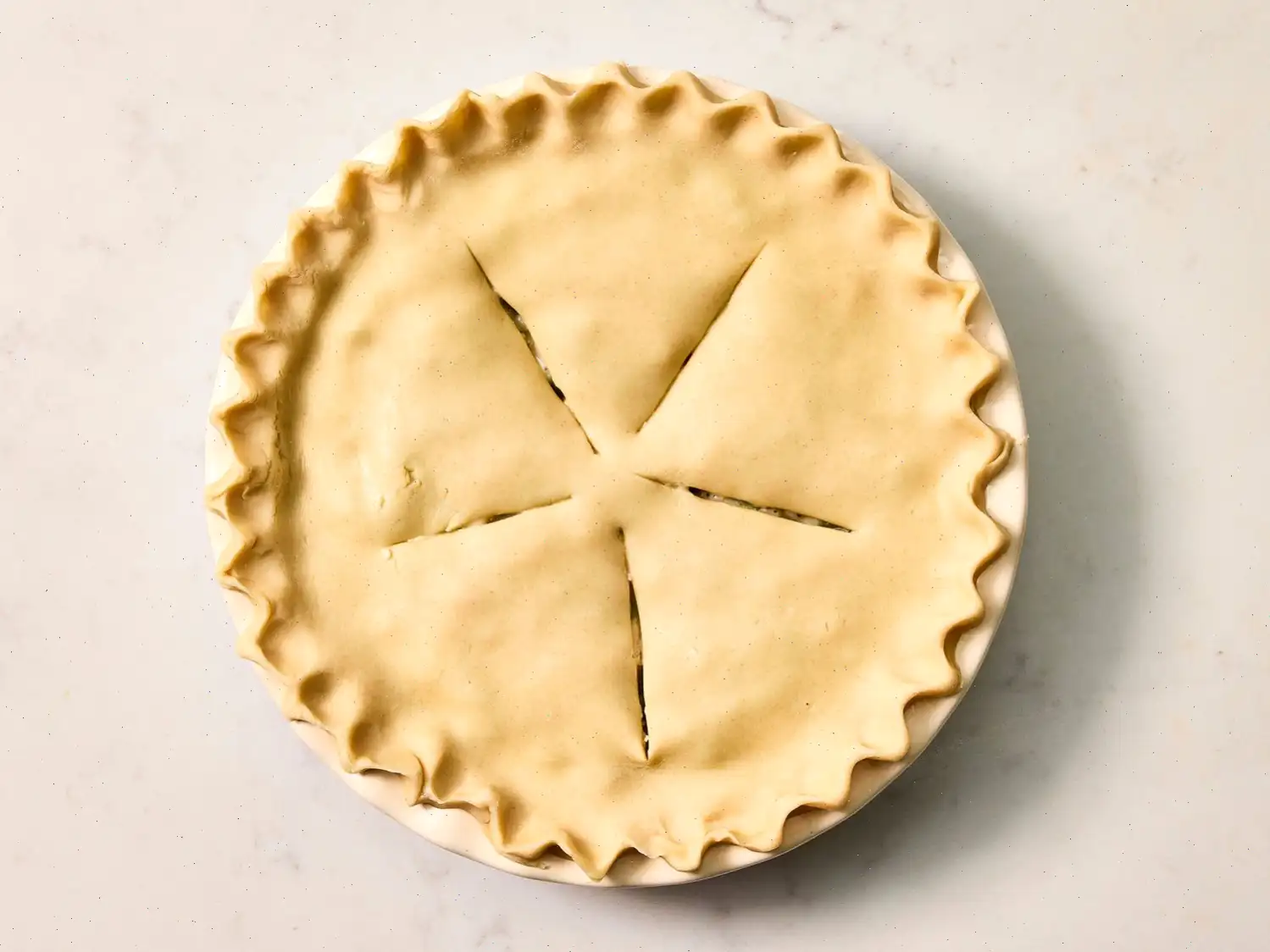 Dad's Leftover Turkey Pot Pie Recipe