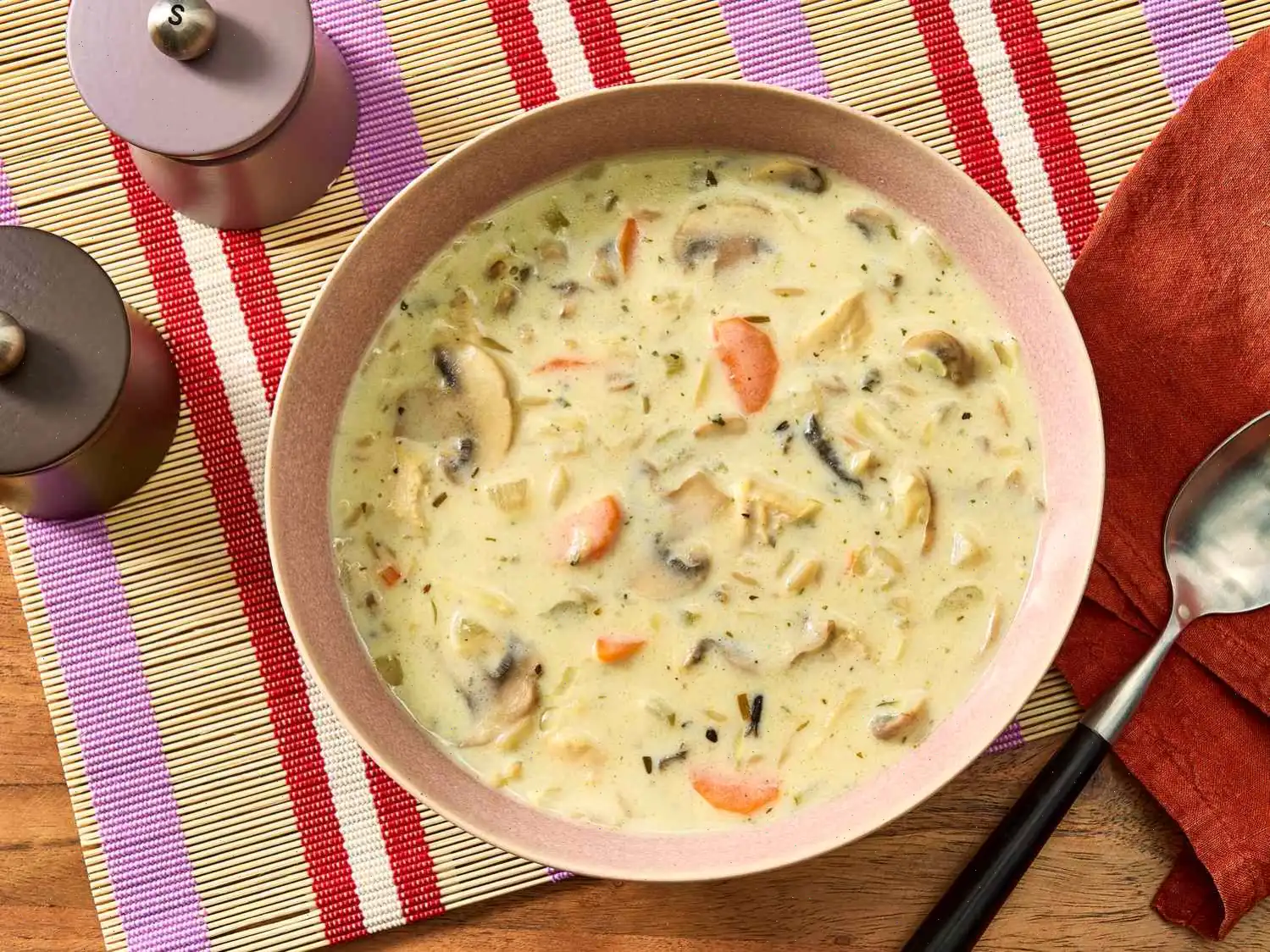 Chicken and Mushroom Wild Rice Soup Recipe