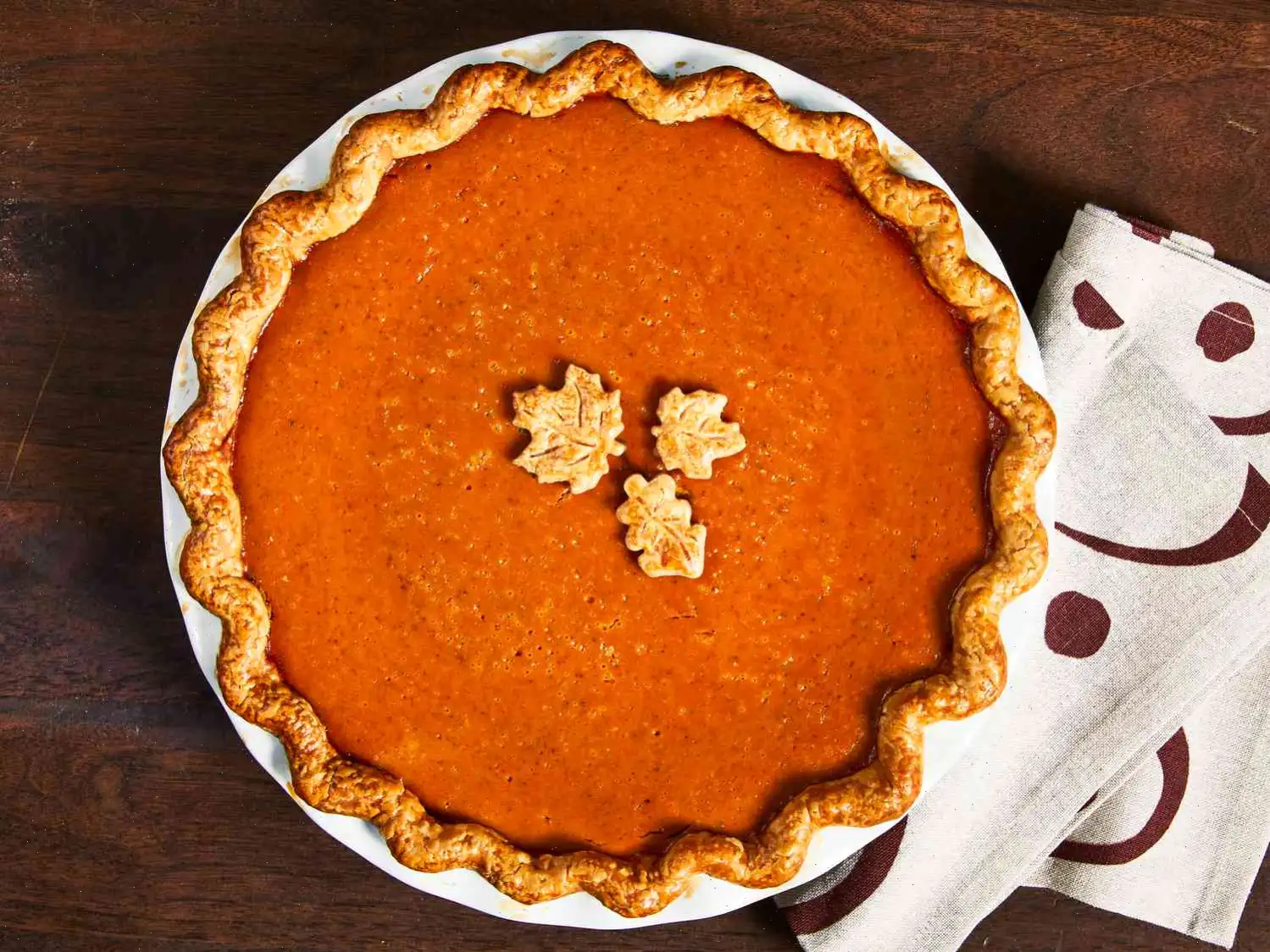 Homemade Fresh Pumpkin Pie Recipe