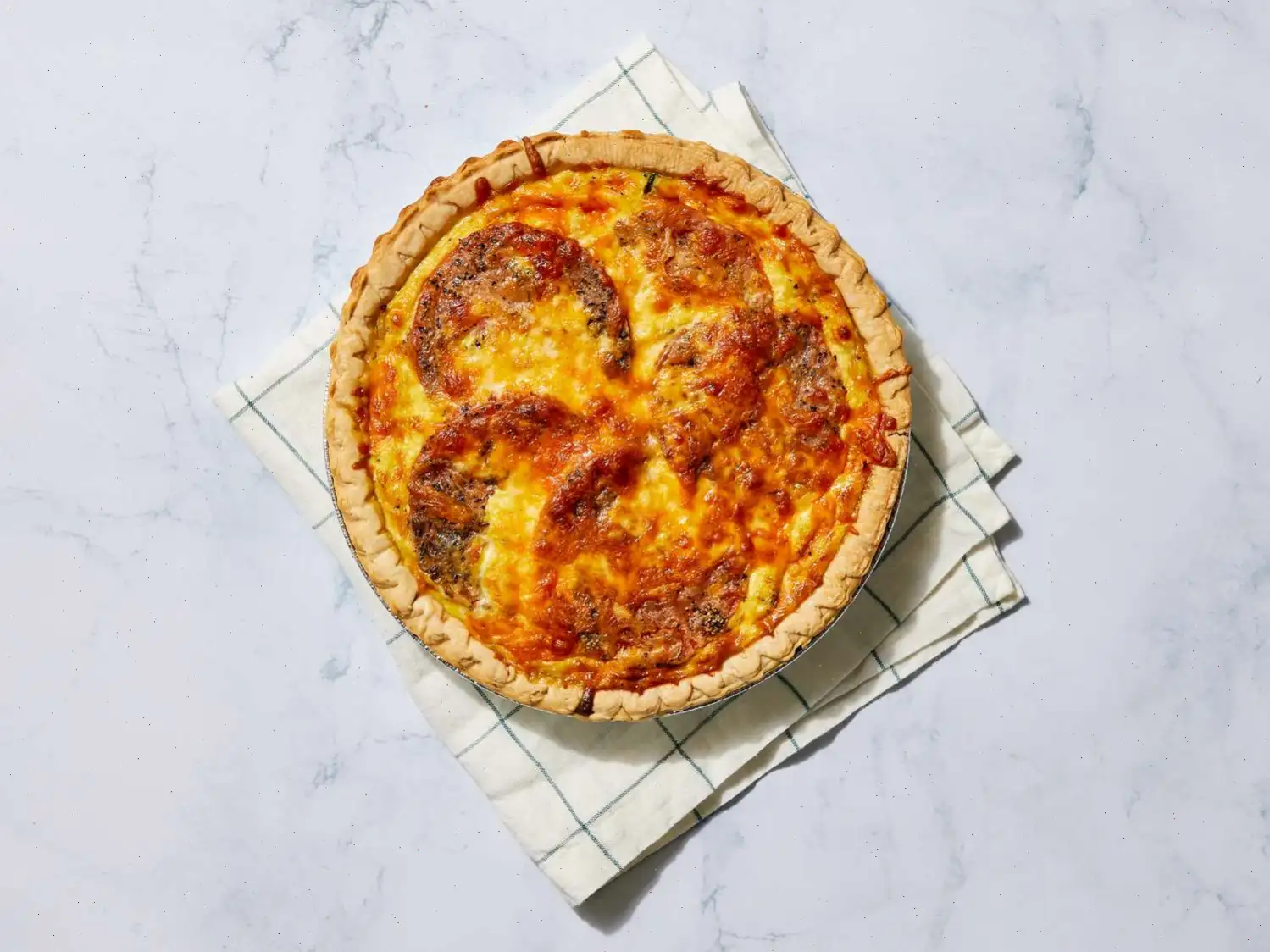 Loaded Vegetarian Quiche Recipe