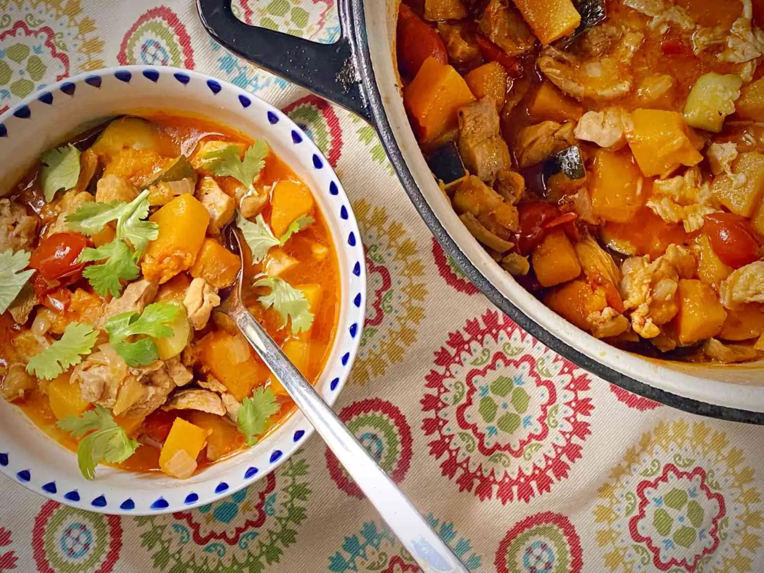 Calabaza Con Pollo (Calabaza Squash and Chicken)