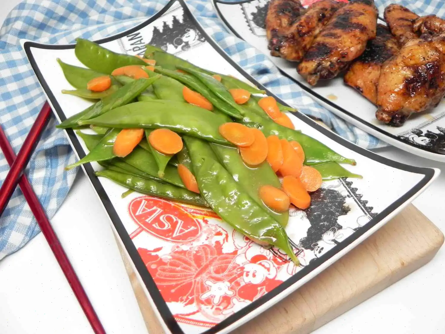 Stir-Fried Snow Peas and Carrots Recipe