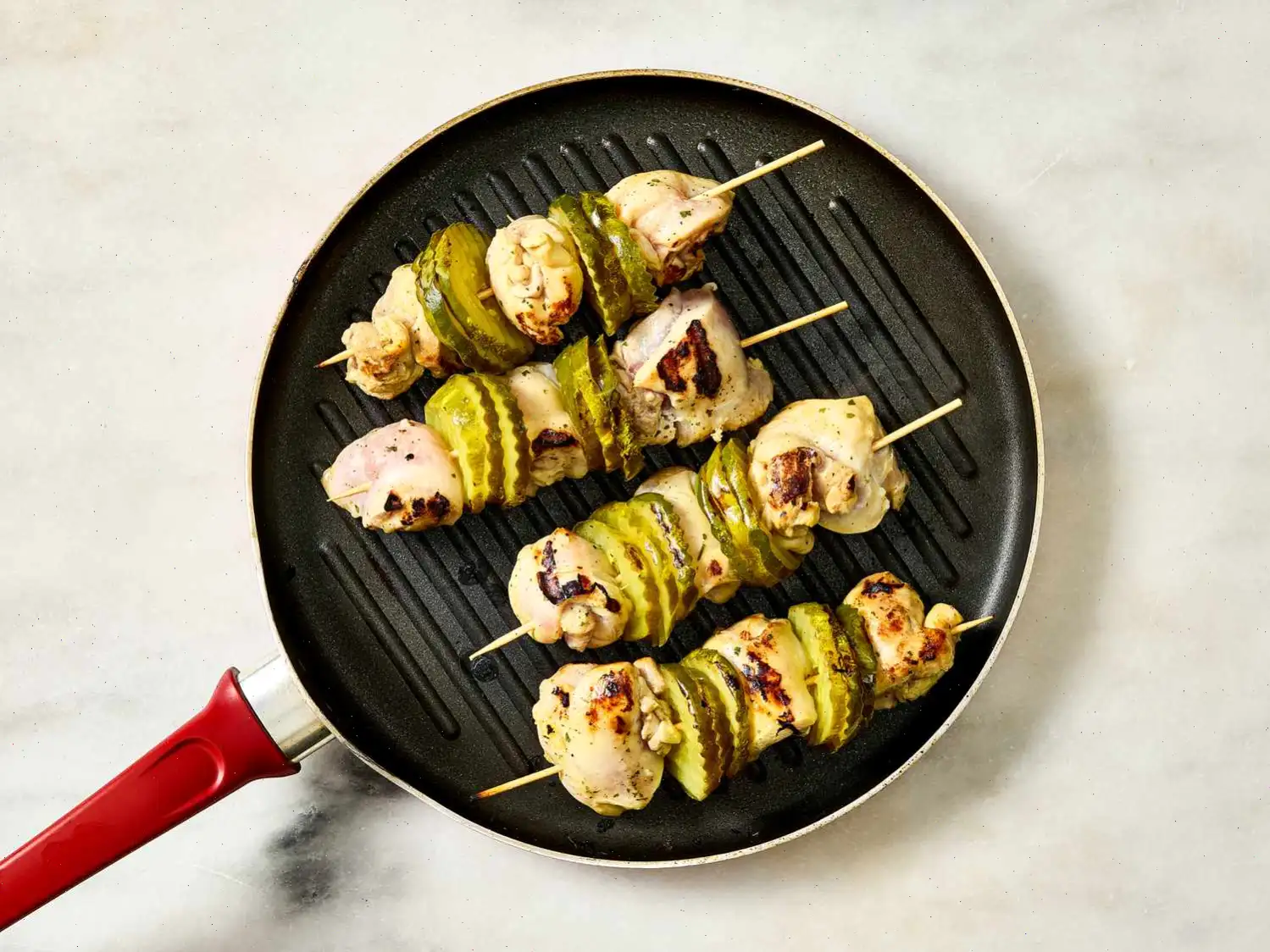 Dill Pickle Chicken Skewers Recipe