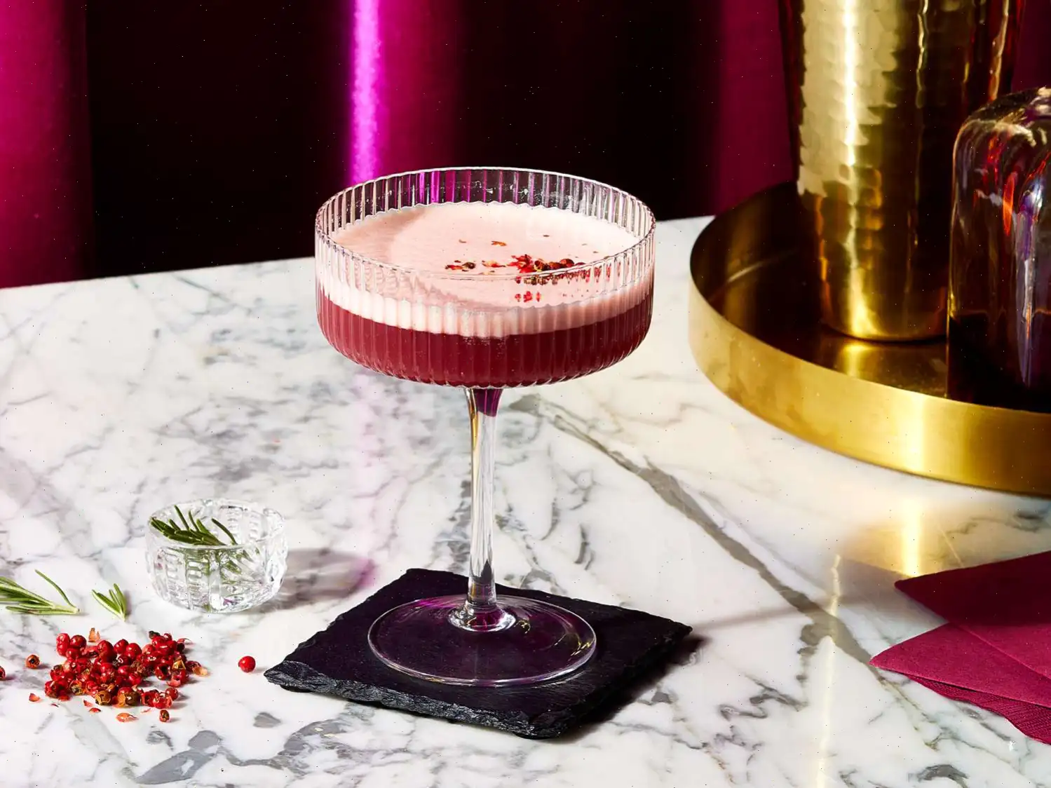 Harissa-Pomegranate Mocktail Recipe