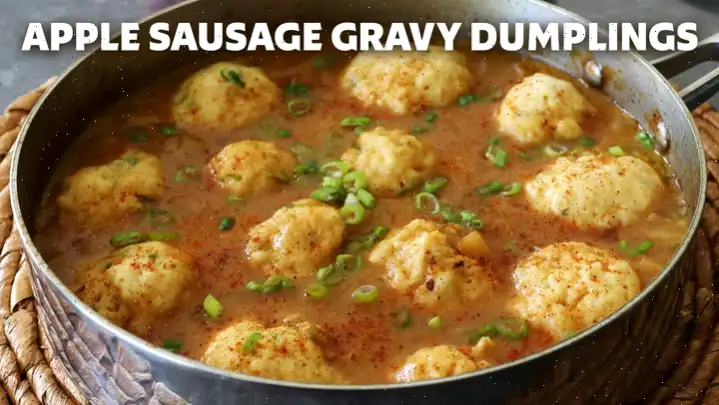 Apple Sausage Gravy Dumplings Recipe